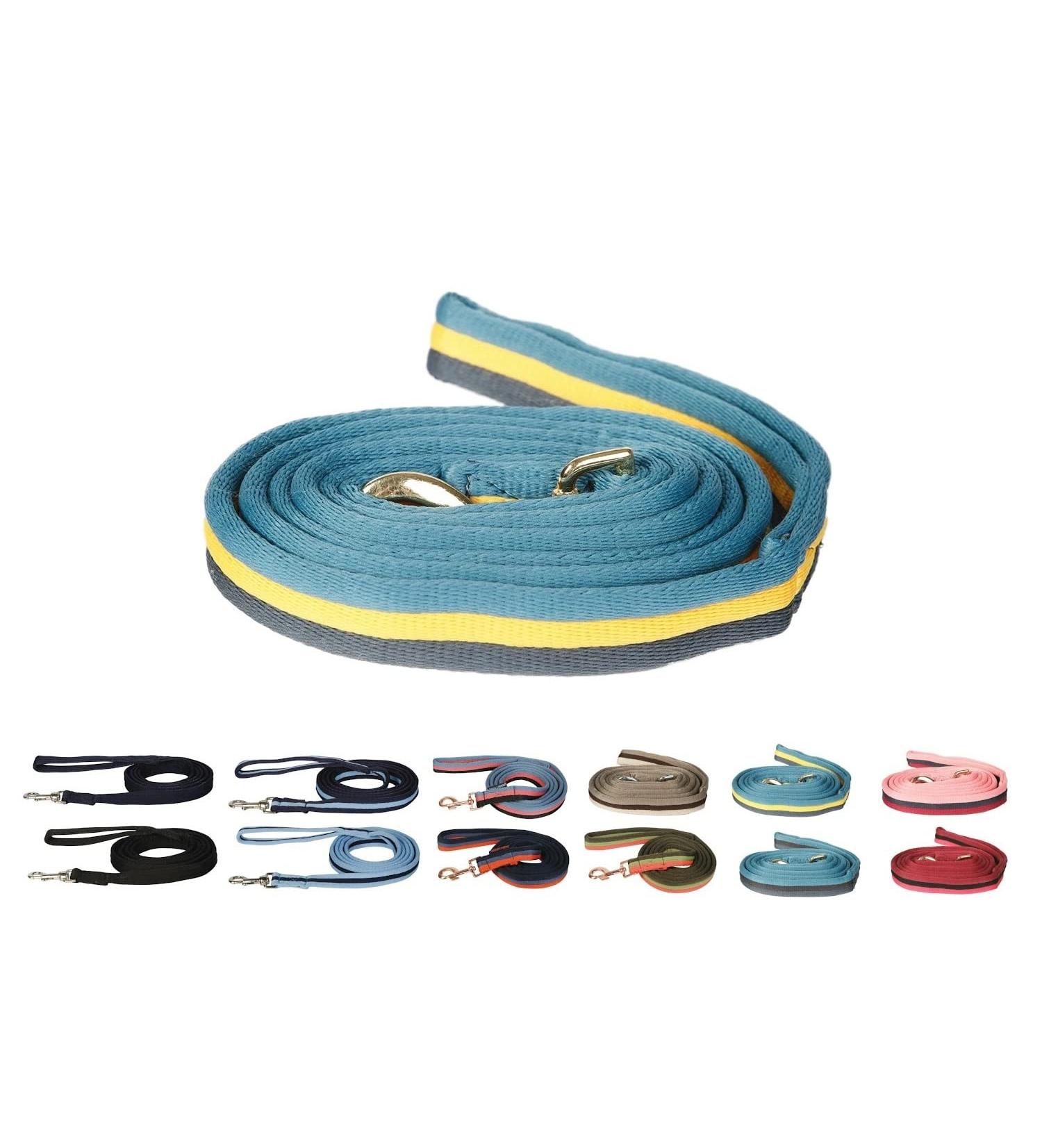 netproshop Leash and Lead Rope Soft Softlunge with Carabiner (2 Meters) Color Selection Color:Yellow