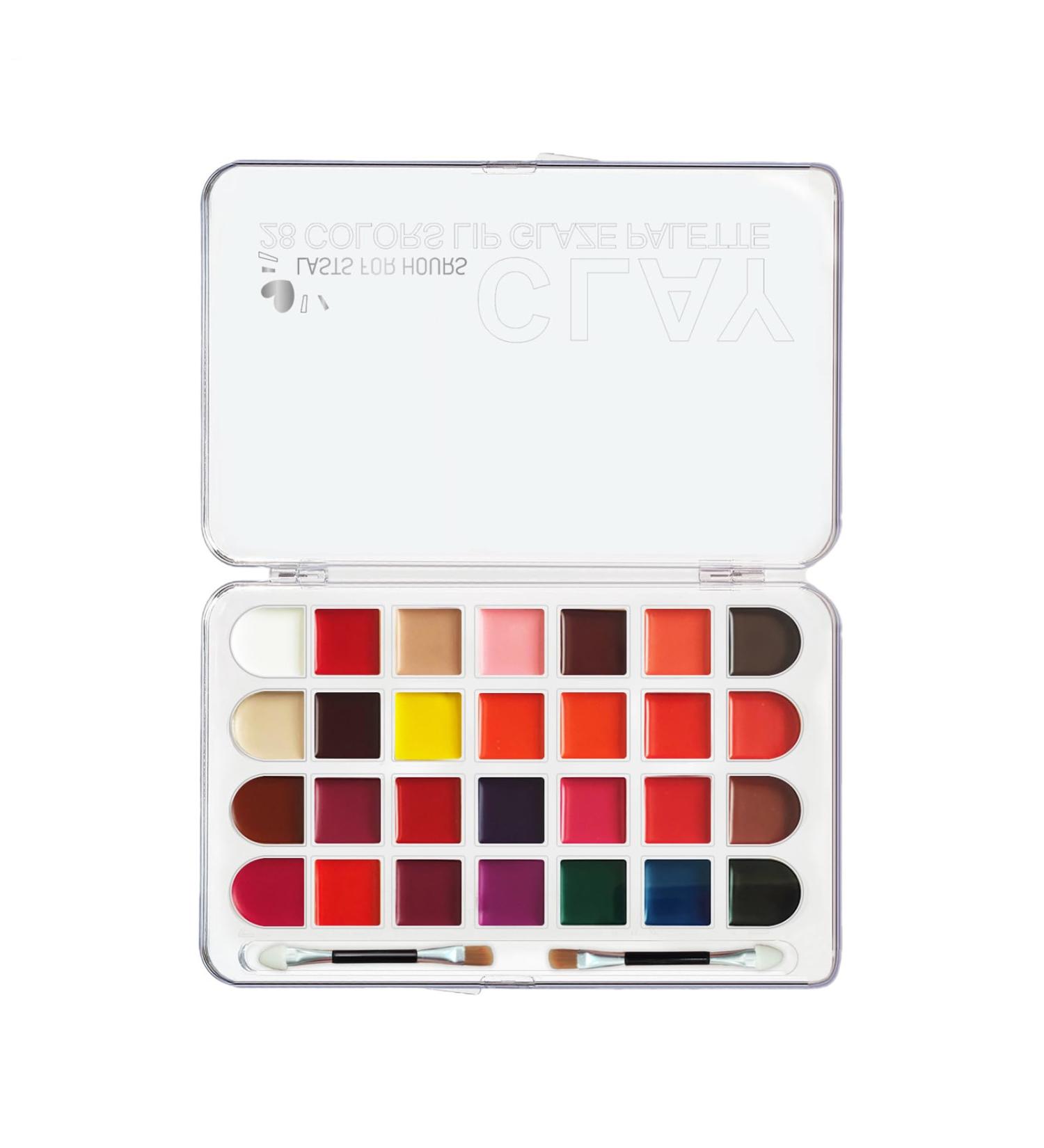  Ruwshuuk Makeup Palette | Eyeshadow Palettes 28 Colors Water Resistant - Long Lasting Makeup with Lip Gloss and Blusher for Women and Teens - Buy Online on GoSupps.com