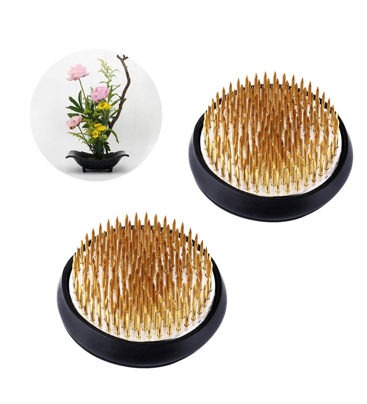2pcs Round Flower Frog Holder - 2.4 Inch | Floral Arrangement Tool - Buy Online on GoSupps.com