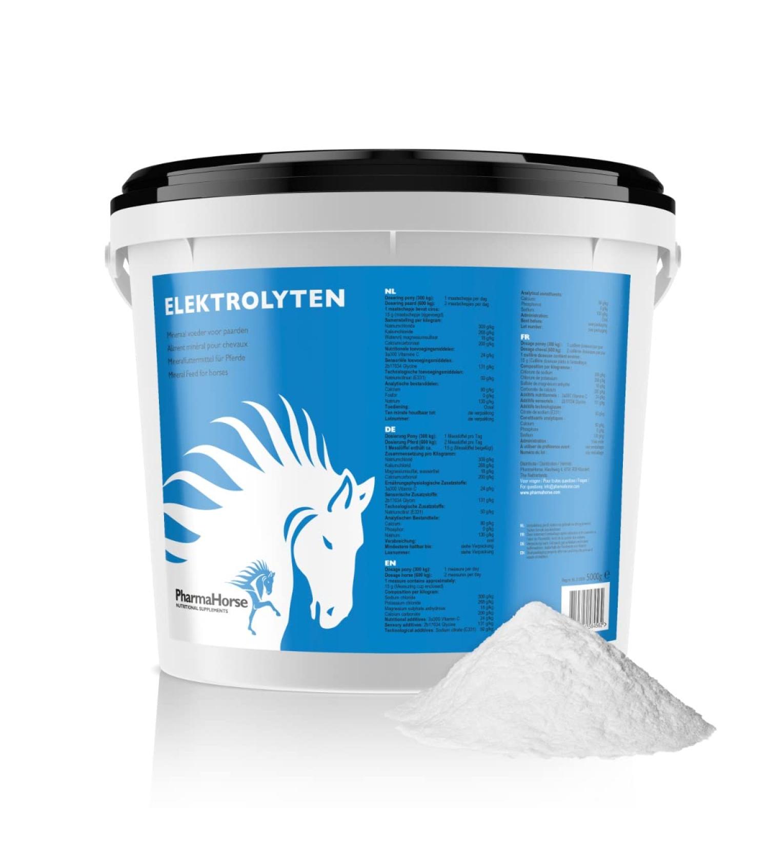 PharmaHorse Elektrolytes | Nervous system | Muslces | Human Grade Quality | 100% No added sugar | 3000 grams - Buy Online on GoSupps.com