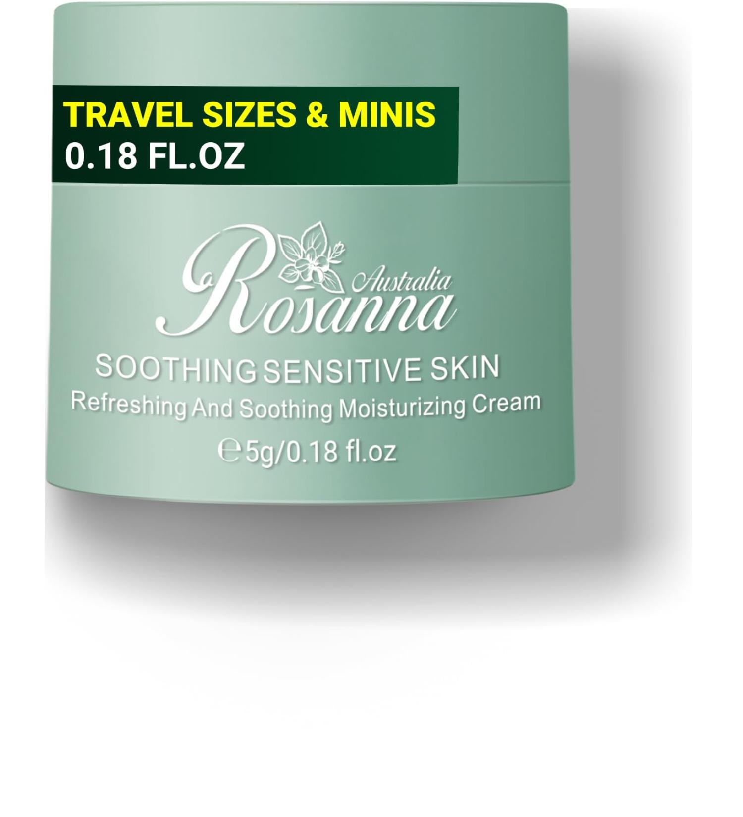 Soothing Moisturizing Cream for Sensitive Skin | Australian Skincare - Daily & Night Face Moisturizer | Dermatologist-Tested Relieves Redness & Dryness | 0.18 oz - Buy Online on GoSupps.com