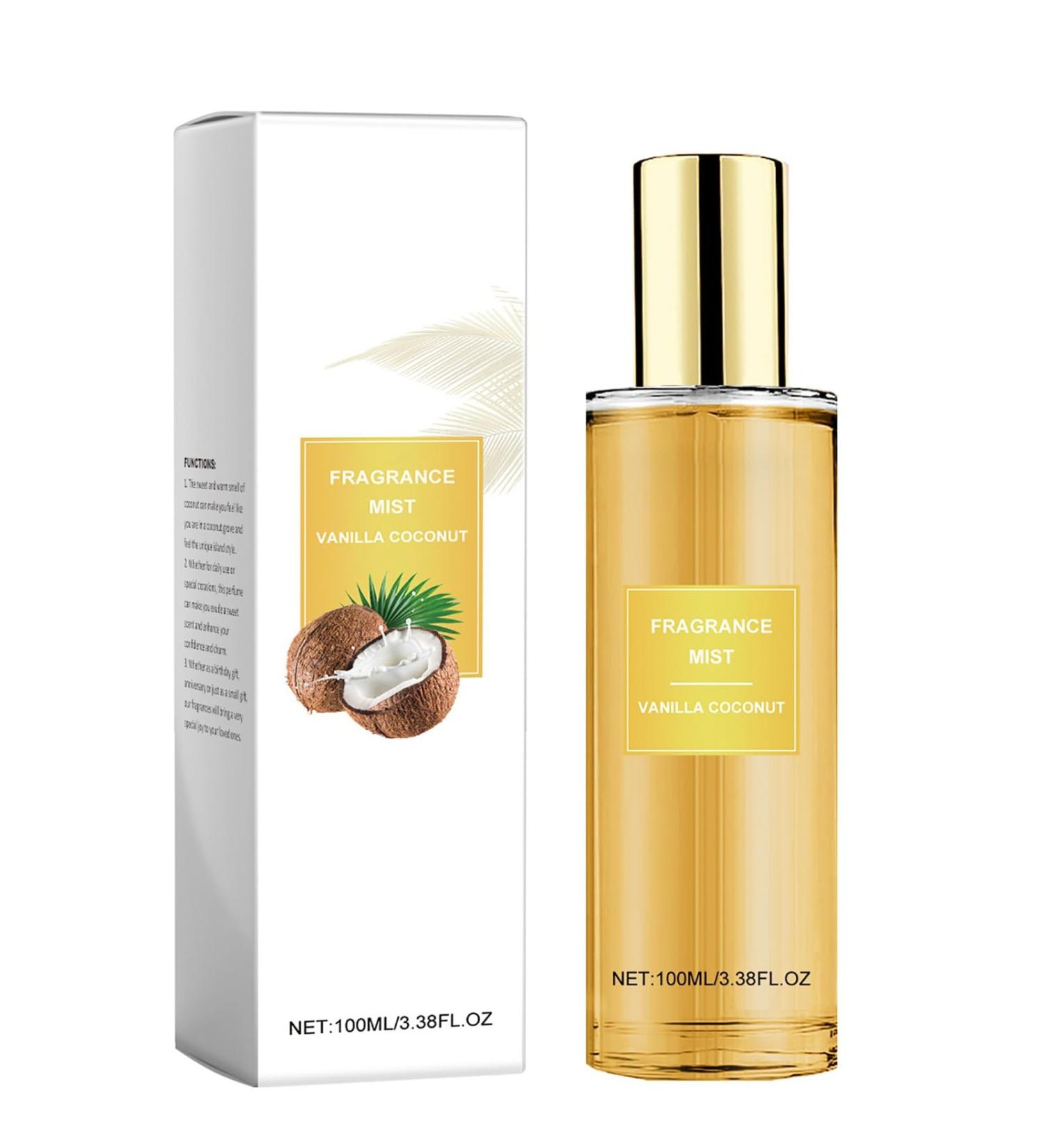 VEFSU Perfume Coconut Fragrance Mist Stay Fresh Body Mist Floral Fruity Fresh Body Fragrance 100ml Sweet like Candy (Yellow One Size) 1 Fl Oz (Pack of 1) Yellow - Buy Online on GoSupps.com