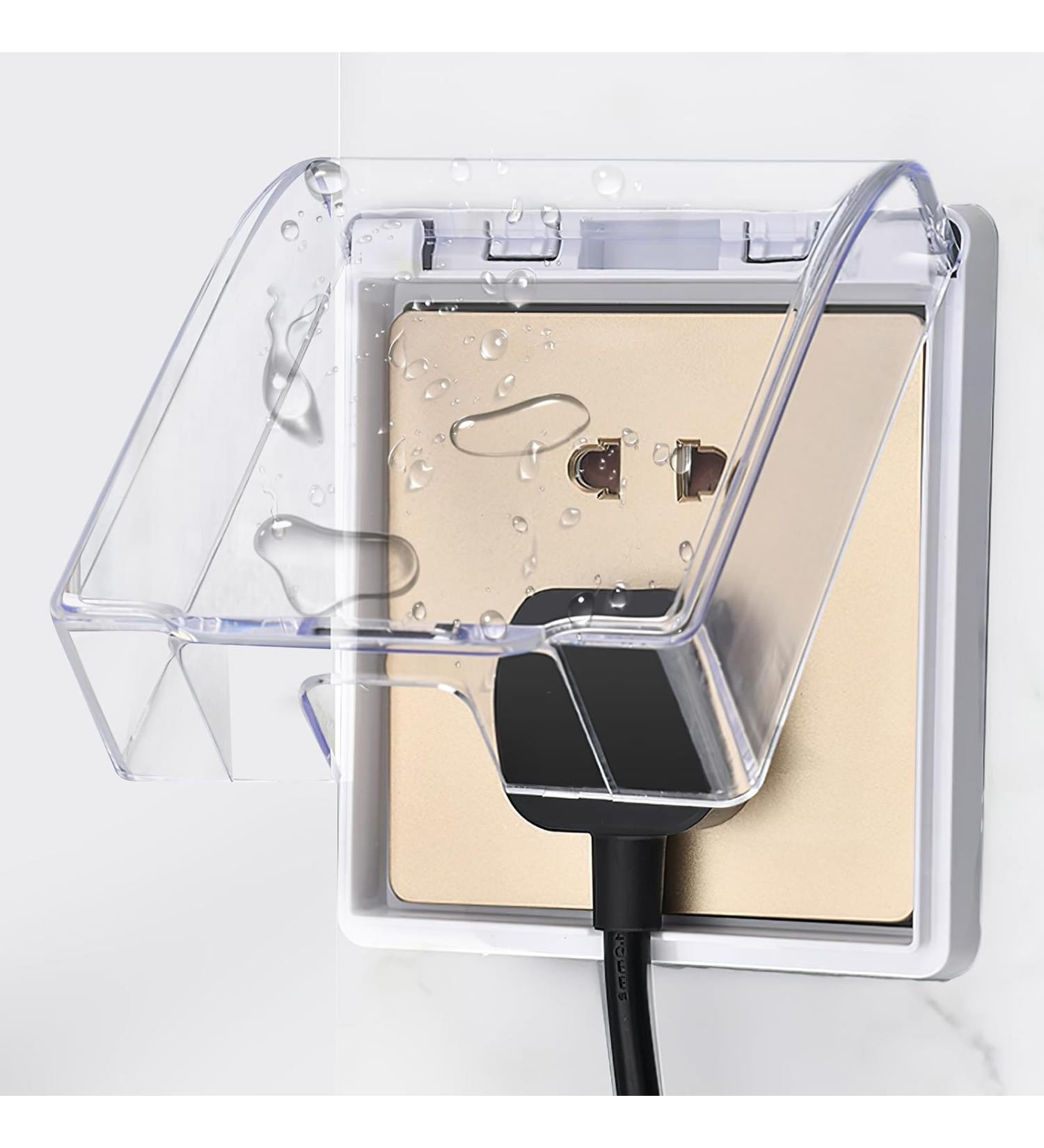 UK Socket Cover Box - Self-Adhesive Electrical Outlet Plug Cover for Home Safety - Buy Online on GoSupps.com