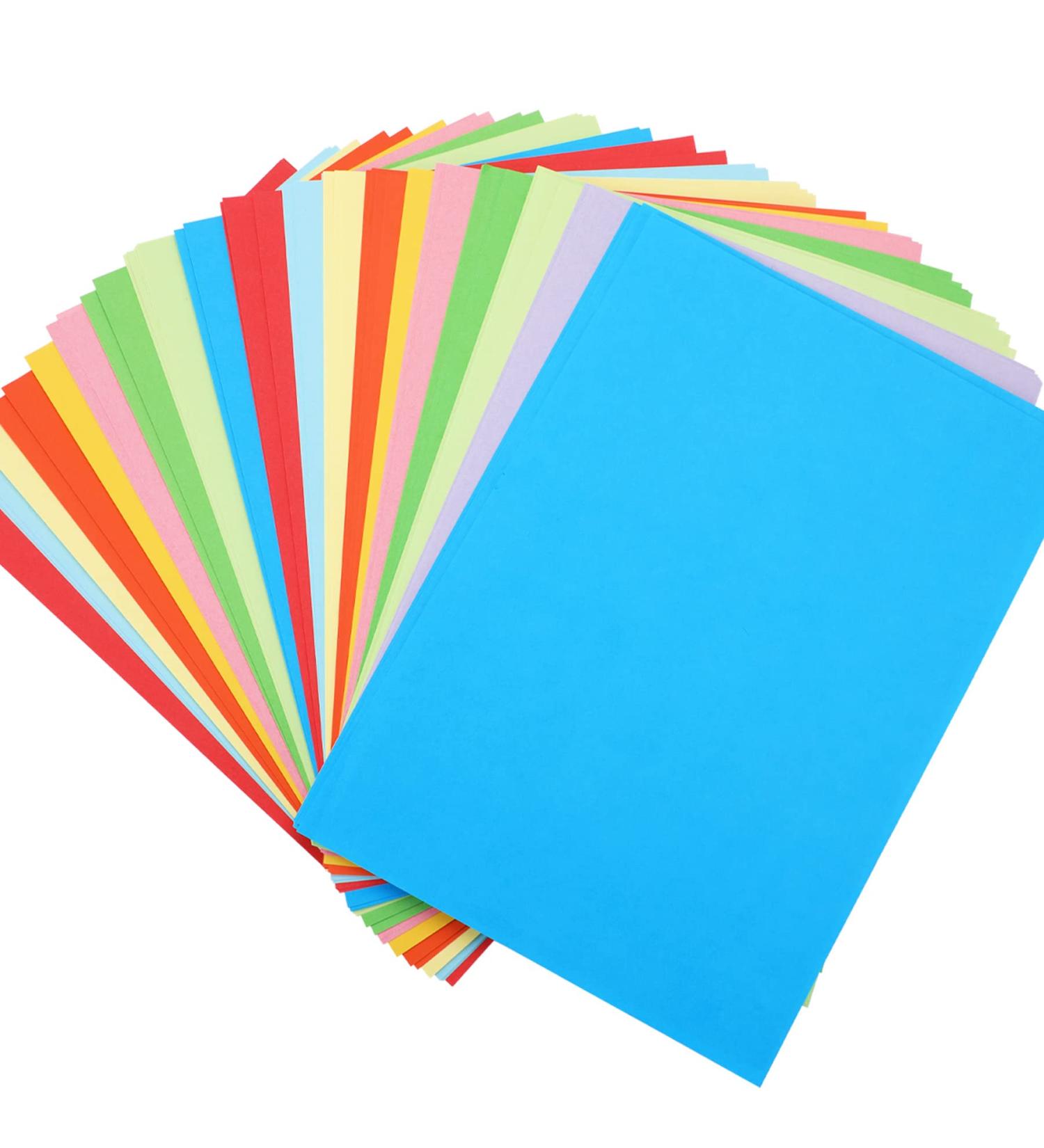 200 Sheets A4 Colored Printer Paper | 10 Colors Multipurpose Copy & Stationery Paper for DIY Art & Craft | 8.3 x 11.7 - Buy Online on GoSupps.com