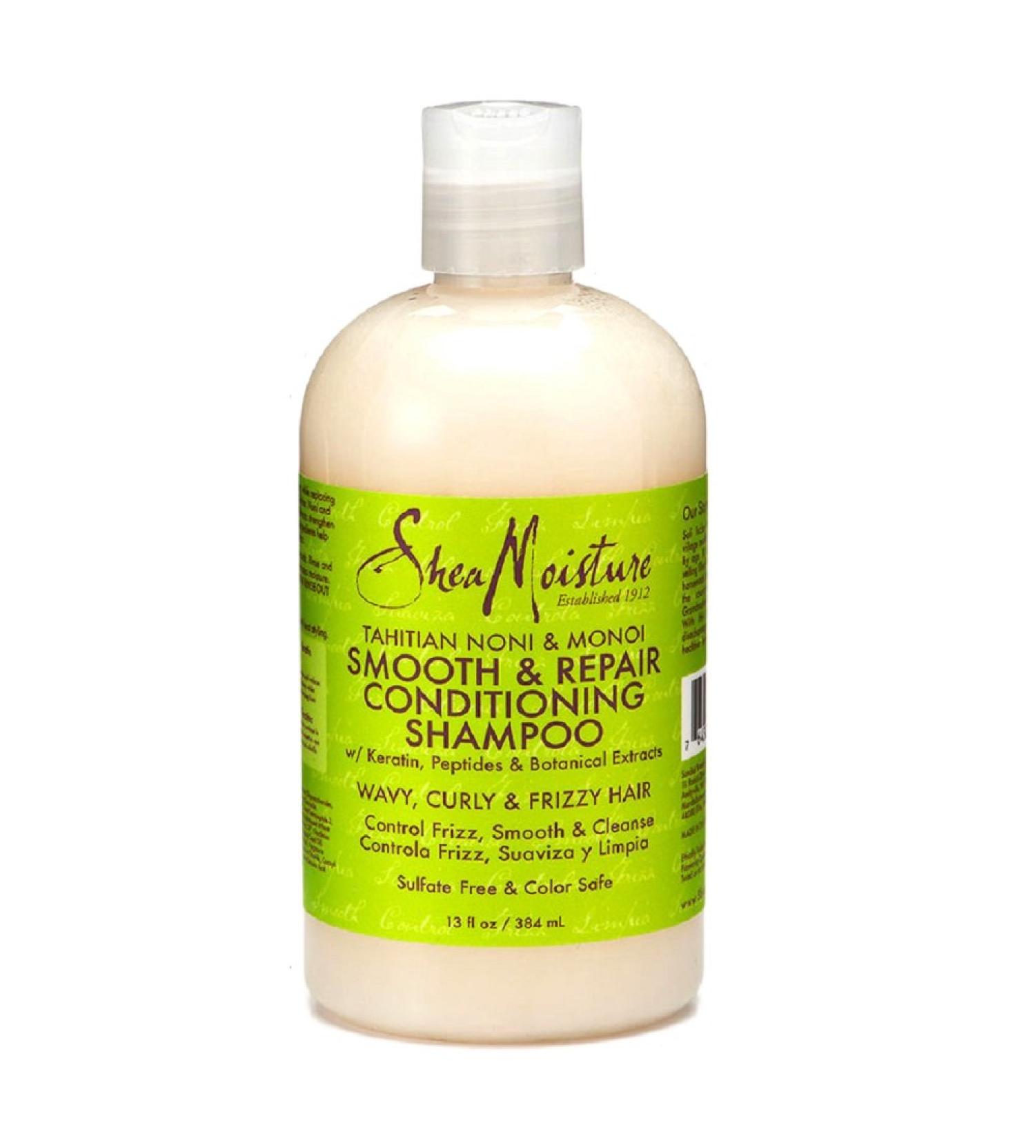 SheaMoisture Tahitian Noni & Monoi Oil Conditioning Shampoo 13oz - Smooth & Repair | International Shipping Available - Buy Online on GoSupps.com