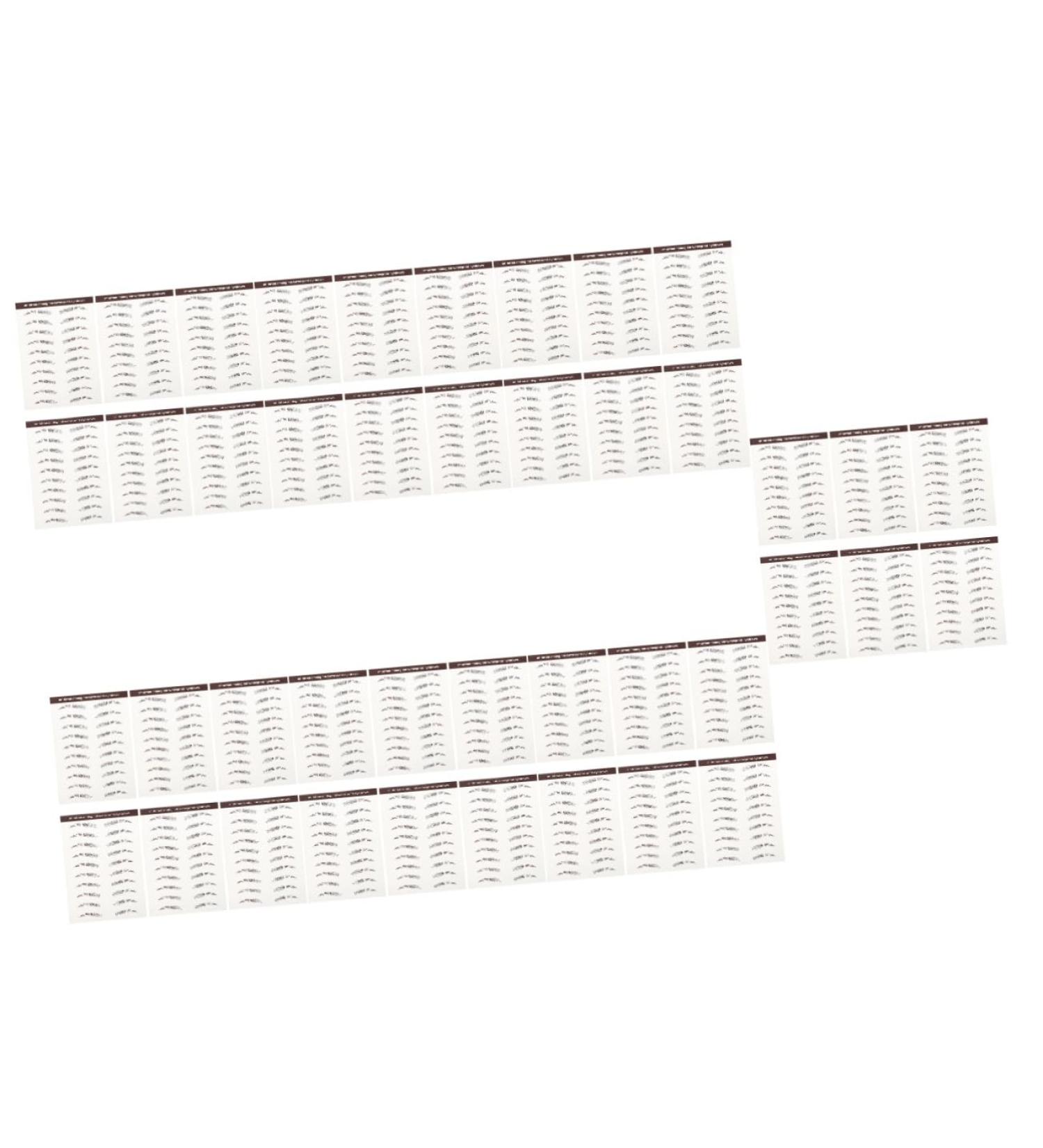 MAGICLULU 42 Pcs Eyebrow Stickers Eyebrow 4 Peel off Tattoos for Makeup Stickers Cosmetic Bionic 4d Ink - Buy Online on GoSupps.com