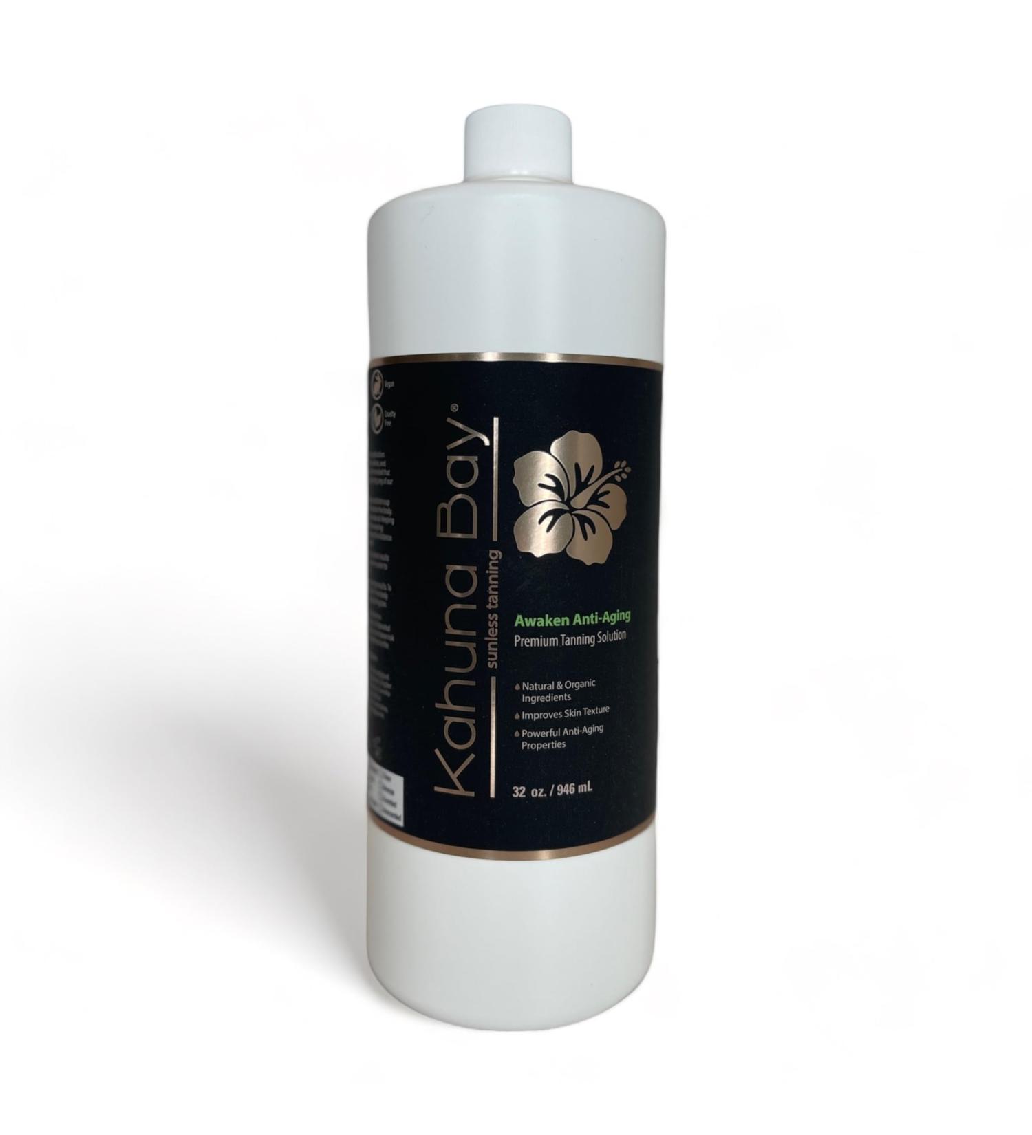 Awaken Extra Dark Spray Tan Solution - 32 fl. oz. | Anti-Aging Reduces Fine Lines | Shop Internationally for Flawless Skin - Buy Online on GoSupps.com