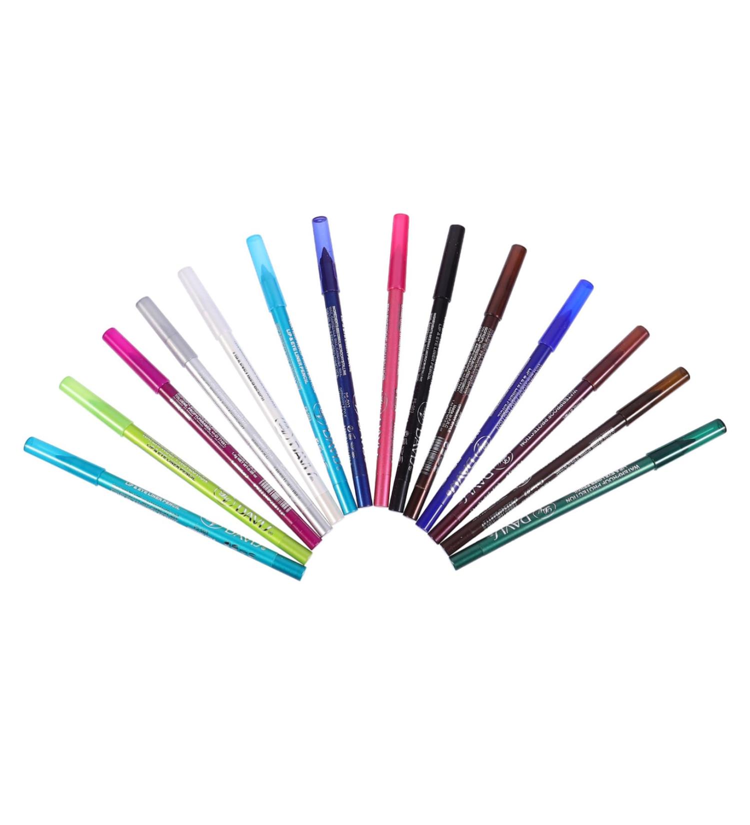 Angoily 14pcs Eyeshadow Pencil Set Black Eyeshadow Eye Liners for Women Pencil Makeup Accessory Girl Gel - Buy Online on GoSupps.com