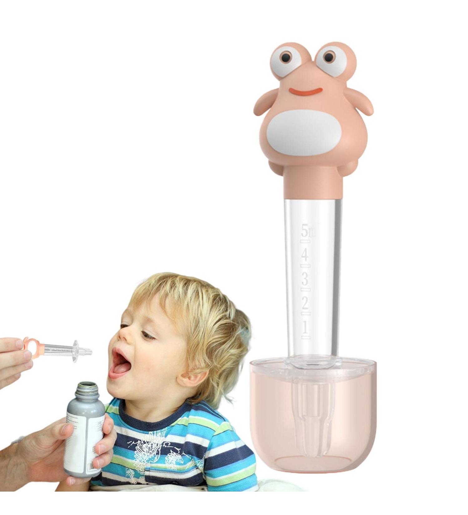 Baby Medicine Sprine-Schnuller | Essential Medical Pacifier for Newborns & Toddlers - Oral Pink | International Shipping - Buy Online on GoSupps.com