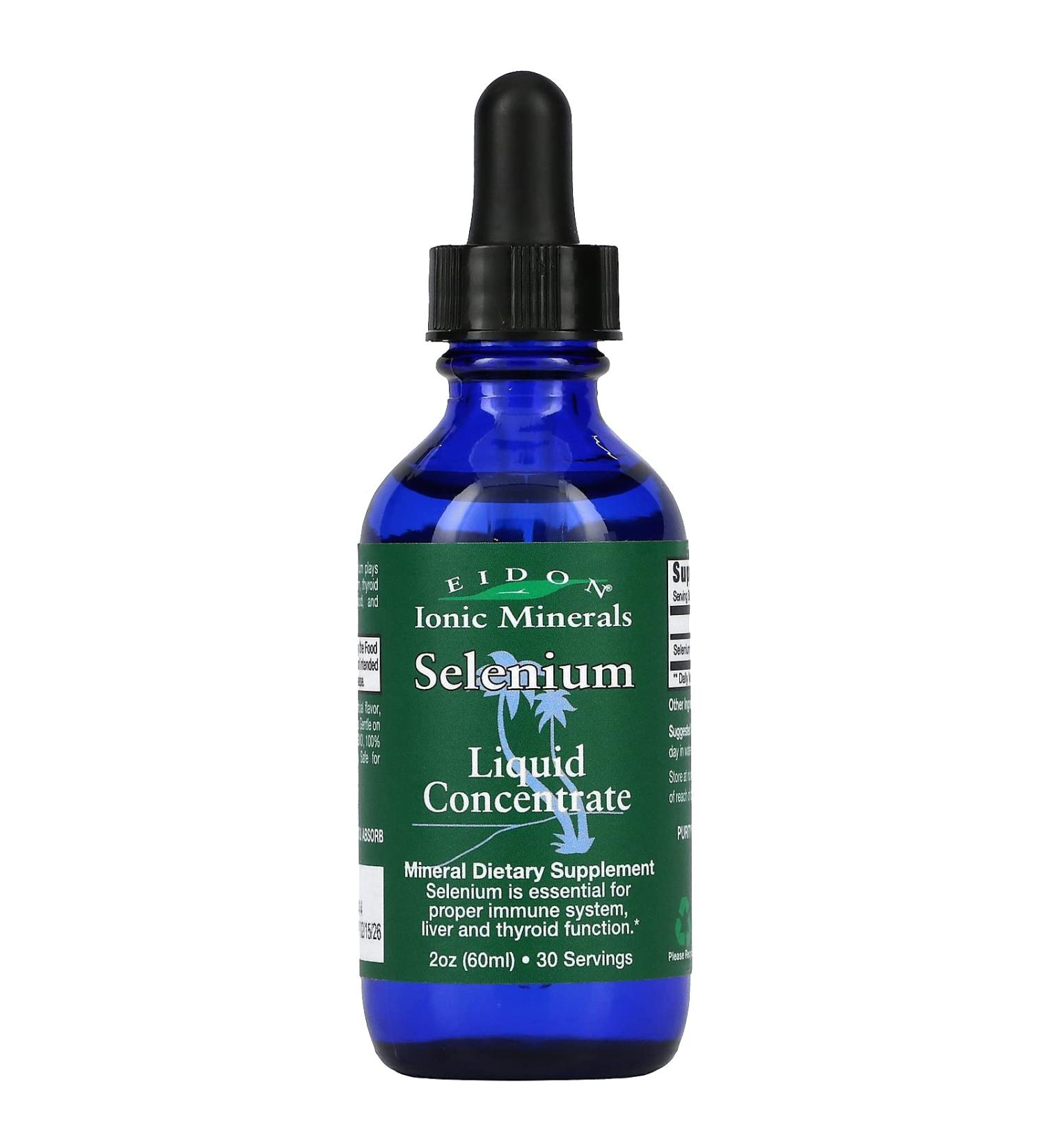 Eidon Mineral Supplements Ionic Minerals Selenium Liquid Concentrate 2 oz (60 ml)