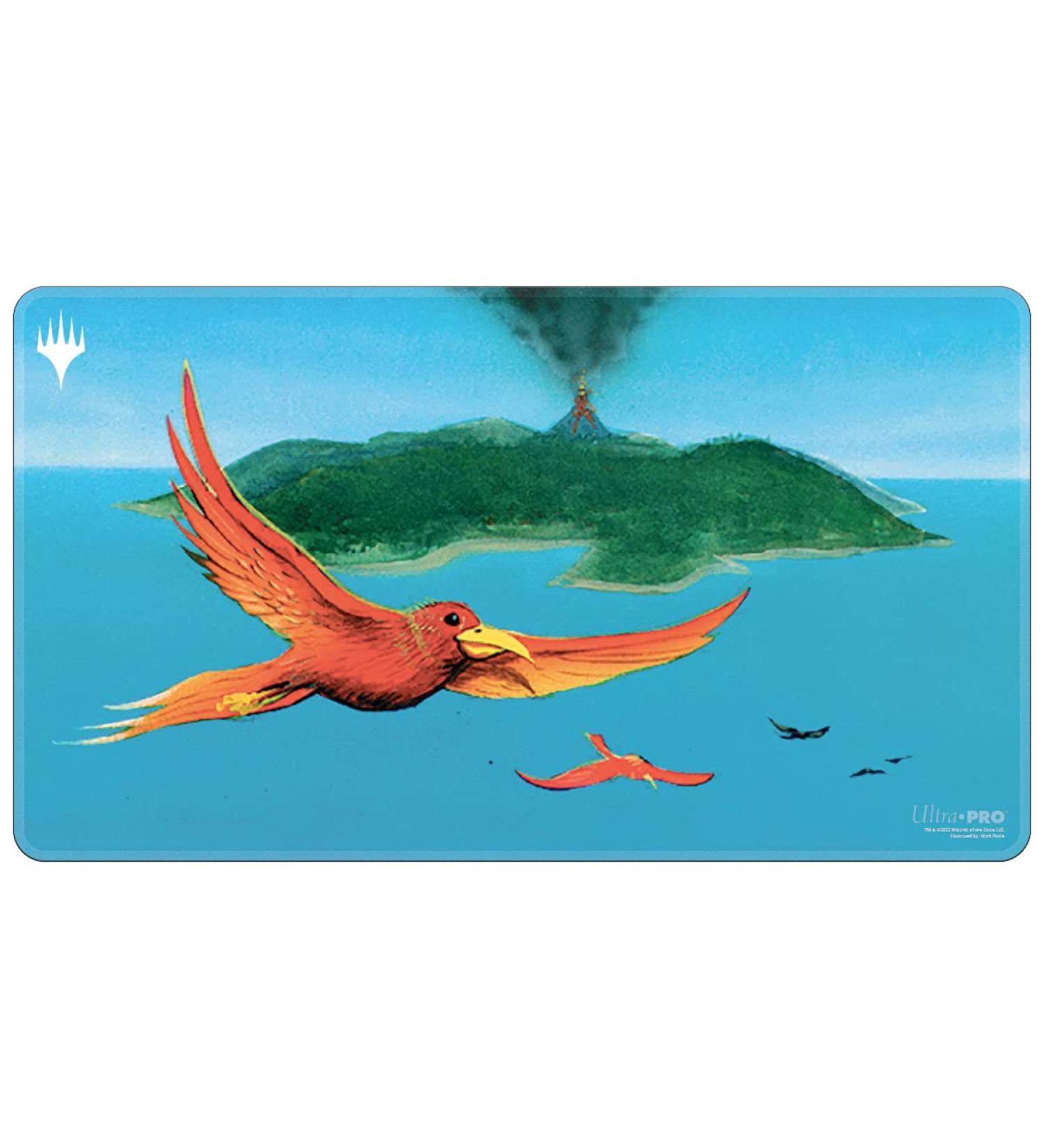 Ultra PRO - Dominaria Remastered Black Stitched Playmat ft. Birds of Paradise - Protect Your Cards During Gameplay from Scuffs & Scratches, Perfect as Oversized PC Mouse Pad for Gaming & Desk Mat