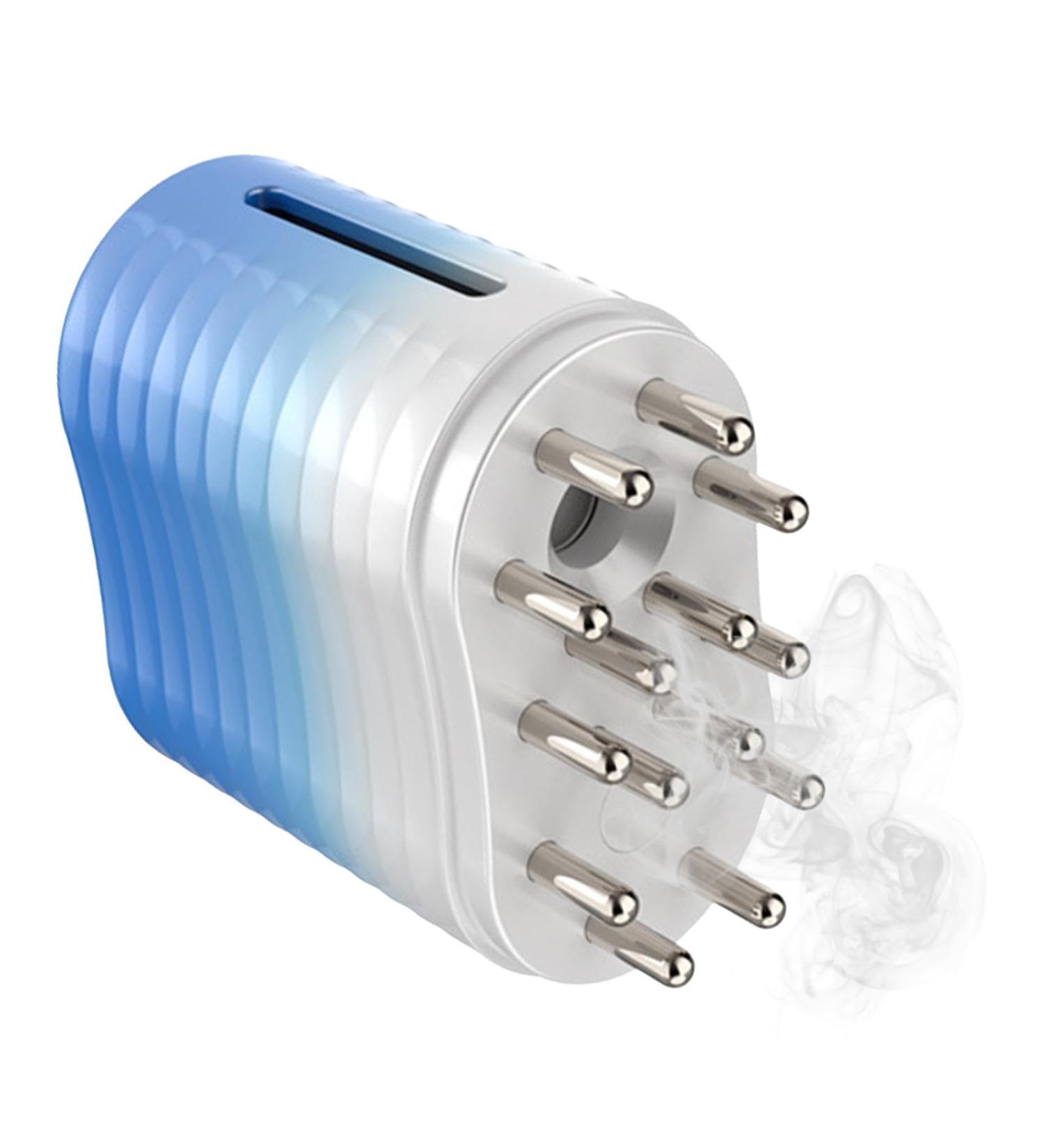 Electric Hair Oil Applicator Precision Oil Dispenser for Scalp and Hair Treatment soft and heated design for better absorption ideal for Blue - Buy Online on GoSupps.com