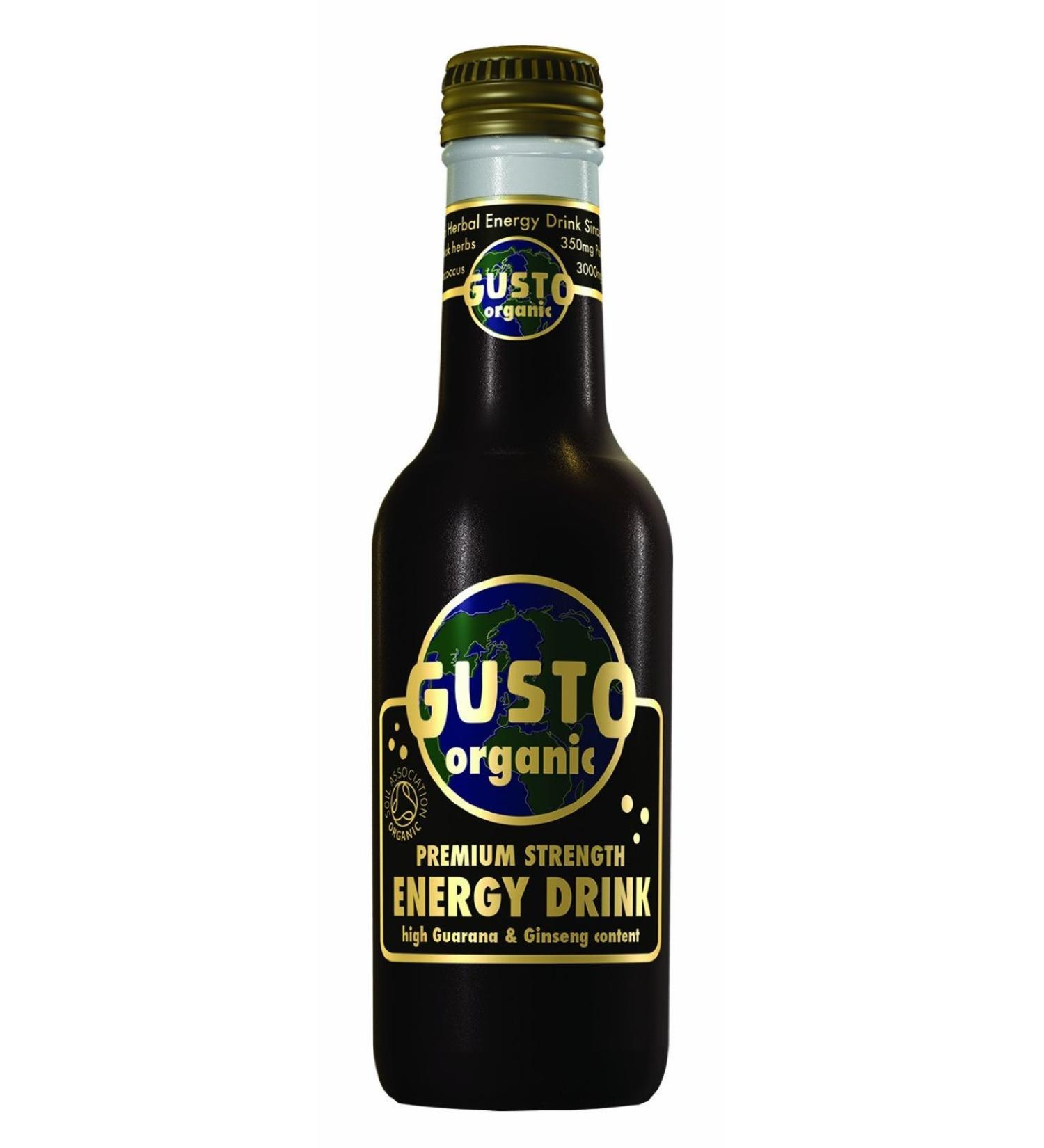GUSTO Gusto Original Organic Energy Drink 250 ml Pack of 4