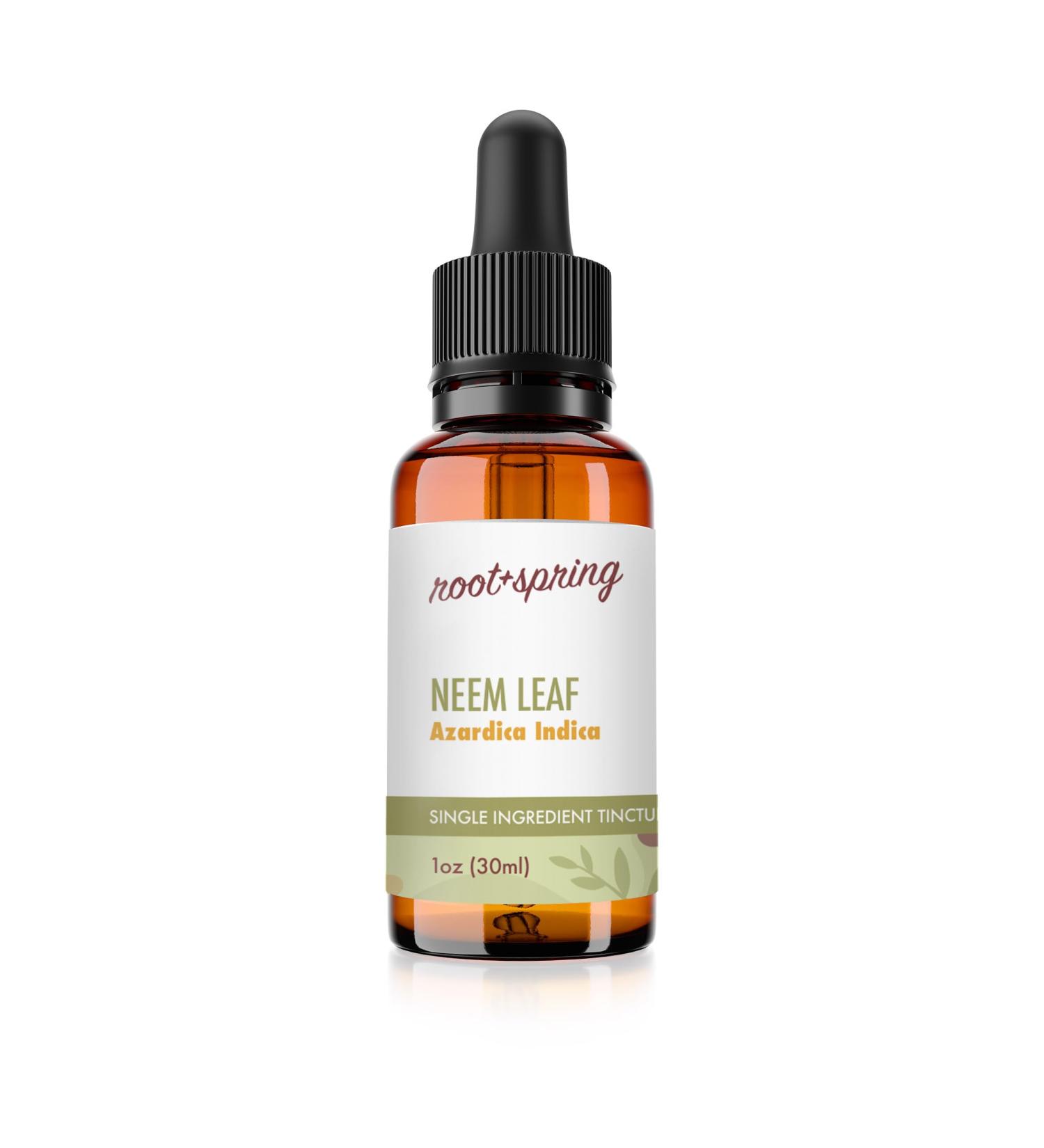 root + spring Neem Leaf - Azardica Indica - Herbal Tincture (Liquid Extract)
