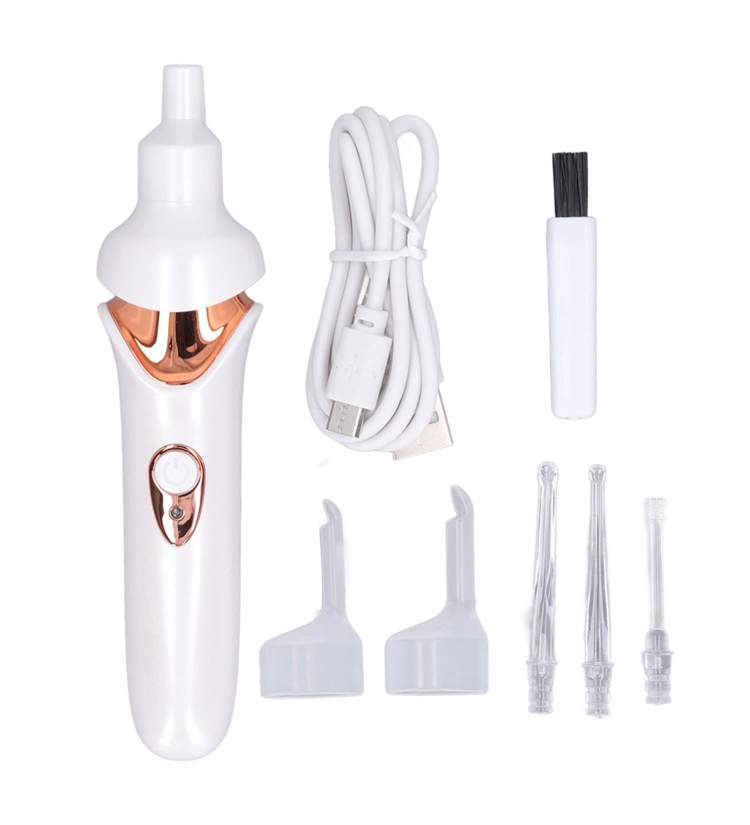 Electric Ear Vacuum Cleaner with LED Light - USB Charging Ear Wax Removal Tool for Adults - Buy Online on GoSupps.com