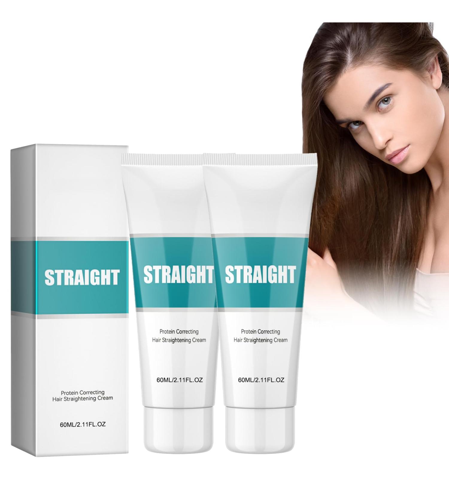 Hair straightening cream protein correcting hair straightening cream nourishing fast smoothing collagen hair straightening cream - Buy Online on GoSupps.com