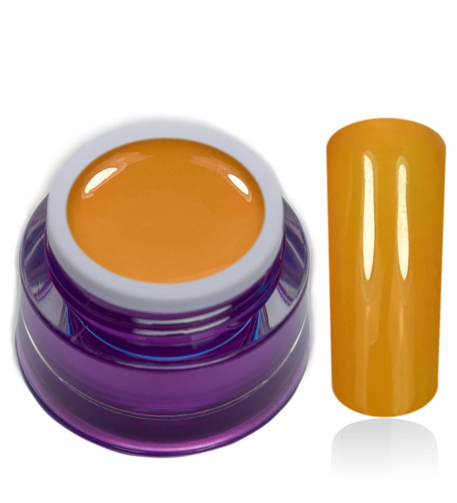 Buy Sweet Papaya Orange Yellow UV LED Nail Gel | Studio Quality 5ml | RM Beautynails - International Shipping - Buy Online on GoSupps.com