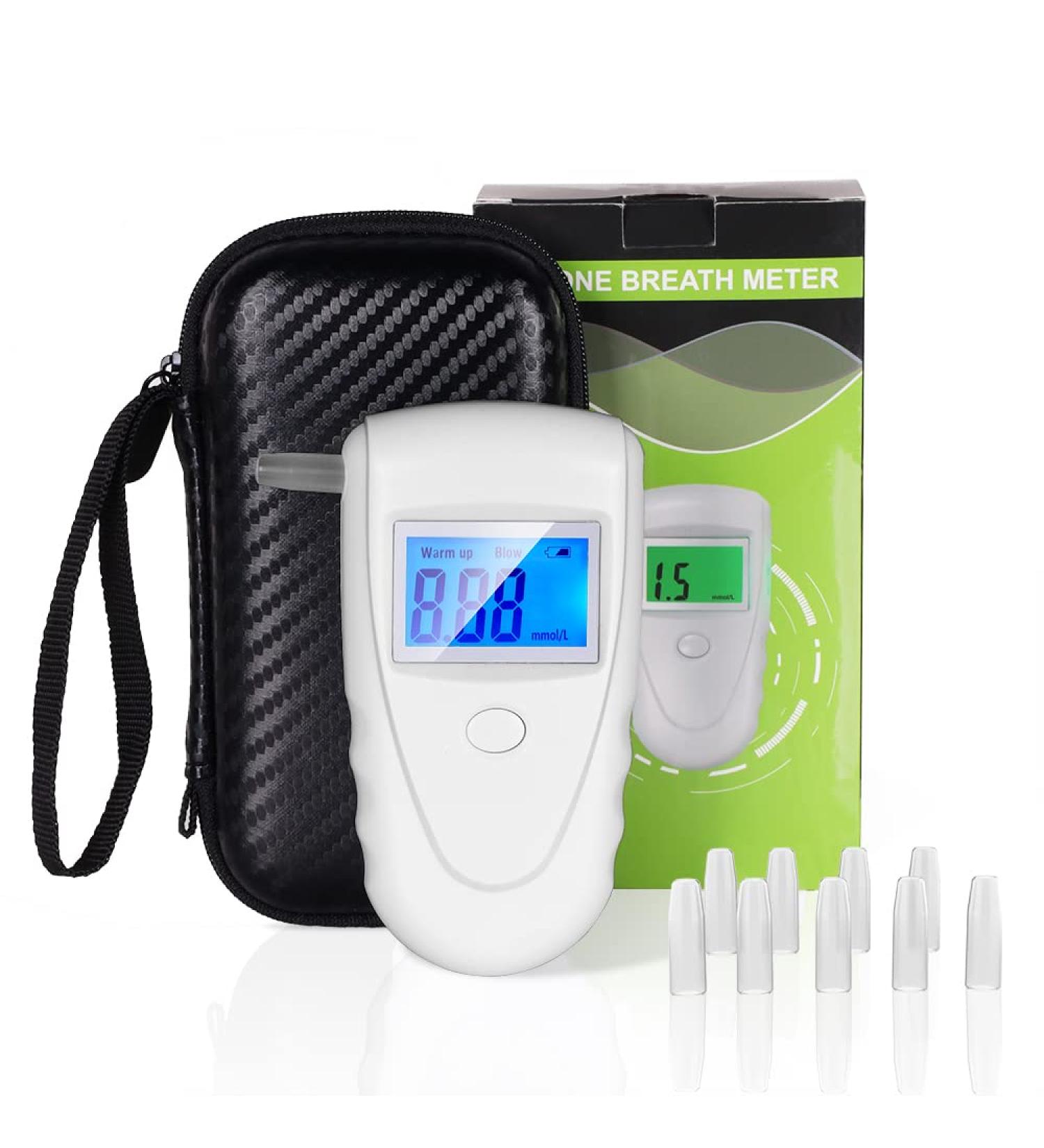 Ketone Breath Tester  Ketosis Meter  Keto Breathalyzer with 10pc Mouthpieces(mmol/L Display Units) Black-a - Buy Online on GoSupps.com