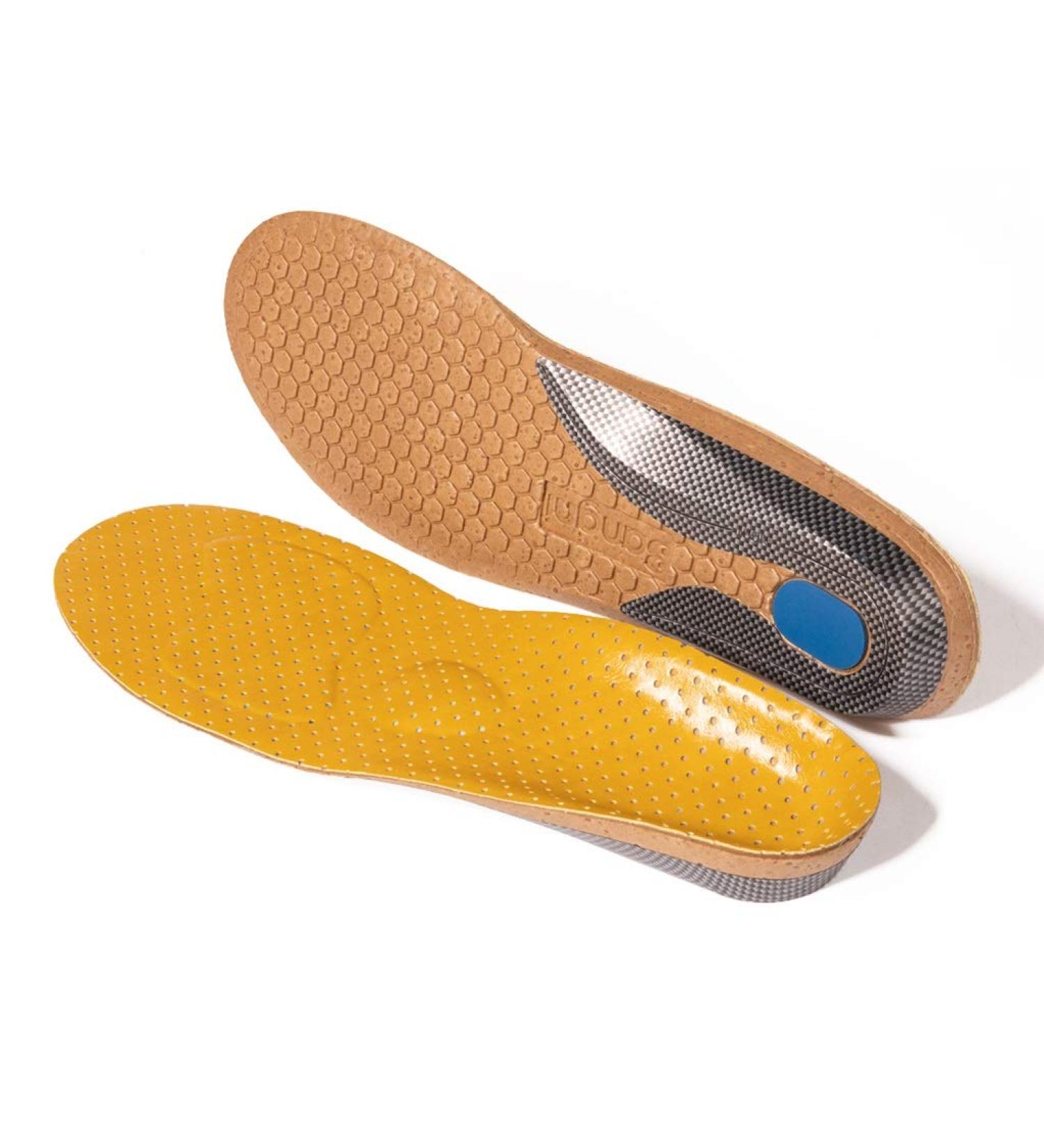 Orthopedic Insoles for Flat Feet | Arch Support Microfiber Leather Inserts for Men & Women (41-43 - Buy Online on GoSupps.com