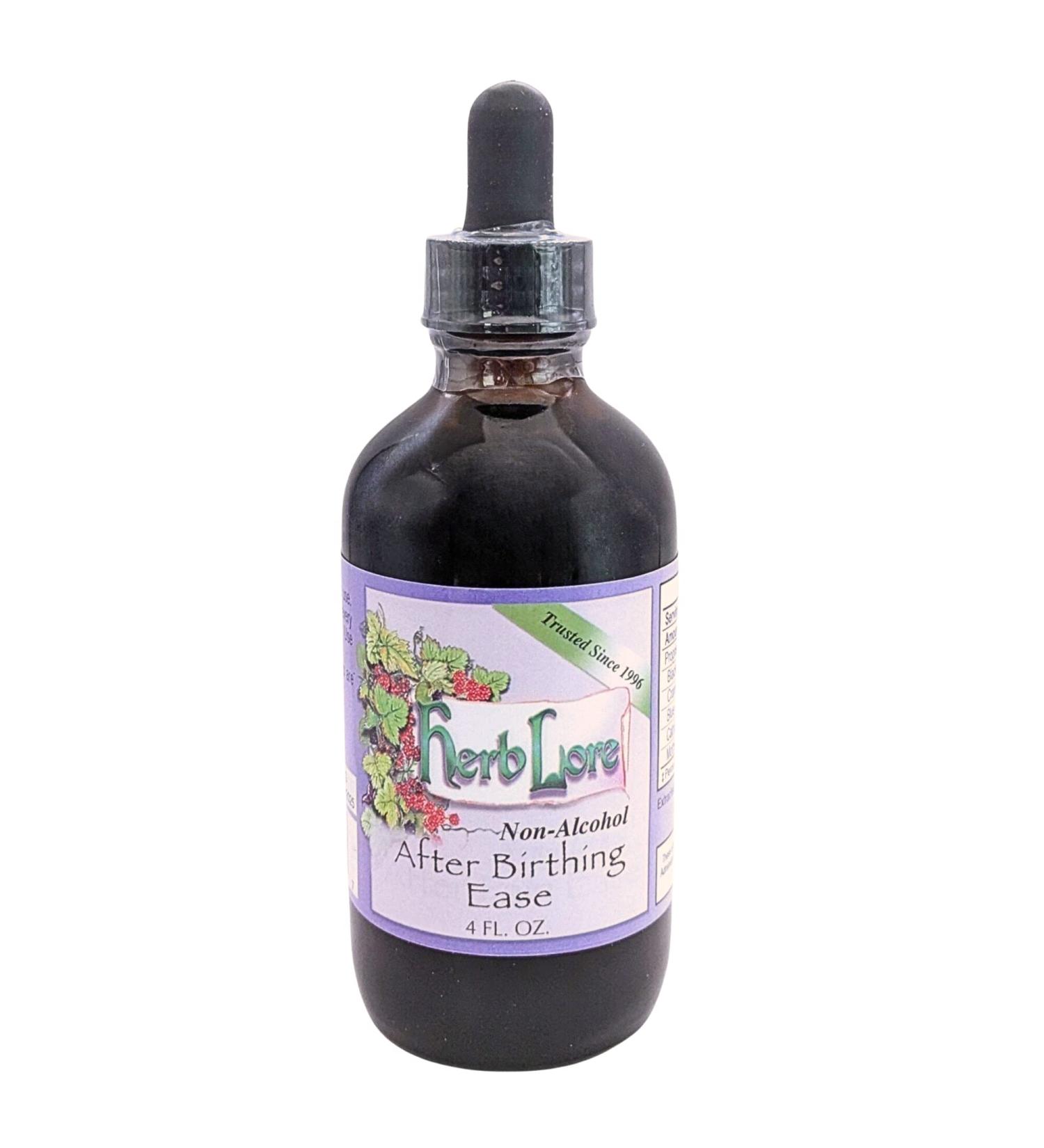 After Birthing Ease Tincture 4 Fl Oz - Herbal Postpartum Care for After Birth Discomfort - Buy Online on GoSupps.com