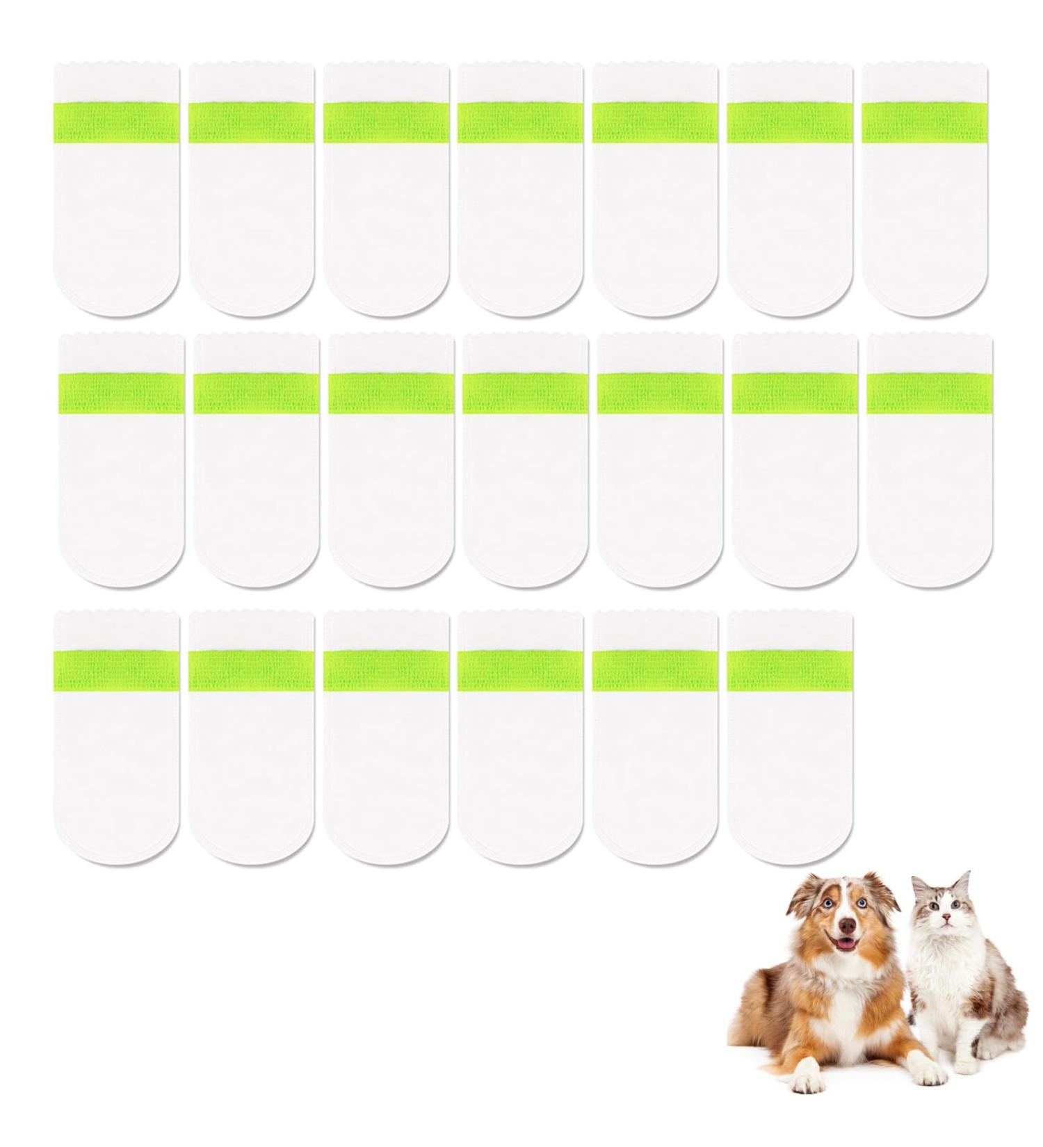 20 PCS Dog Shoes Dog Boots for Injured Paws Waterproof Dog Socks Outdoor Dog Rain Boots Waterproof and Dustproof Pet Dog Shoe Covers Dog Socks Paws Stop Licking for Dog Cat Pets(M) - Buy Online on GoSupps.com