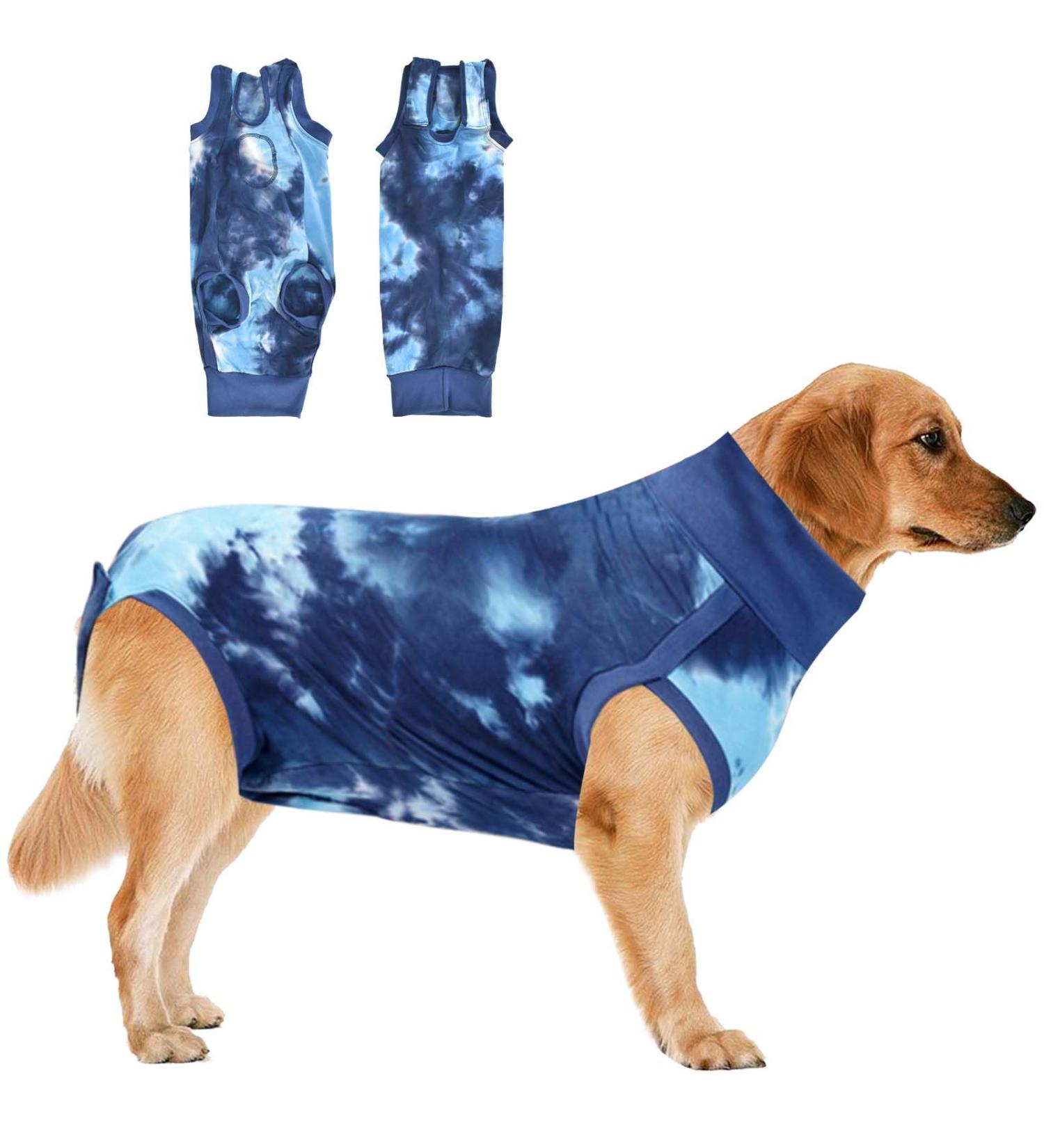 Dog Surgical Recovery Suit Pets Abdominal Wound Protector Puppy Medical Surgical Clothes Prevent Licking Dog After Surgery Vest Bodysuit Castration Medical Pet Shirt Cone E-Collar Alternative (M) - Buy Online on GoSupps.com