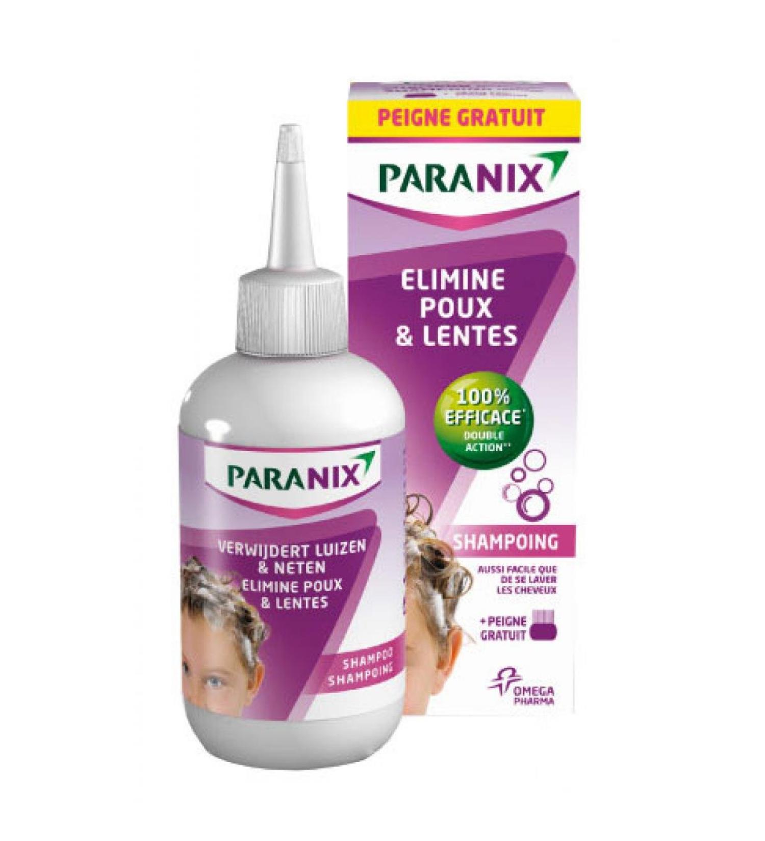 PARANIX shampoo 200ml + treatment comb set of 2