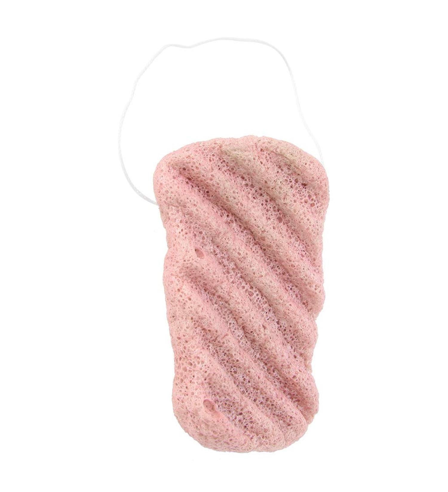 Konjac Sponge Set Body Sponge 100% Natural Long Wave Type Big Size Body Konjac Wash Face Flutter Facial Body Care Sponges for Body & Facial Sponge Deep Cleansing Sponge for Skin Care (Pink) - Buy Online on GoSupps.com