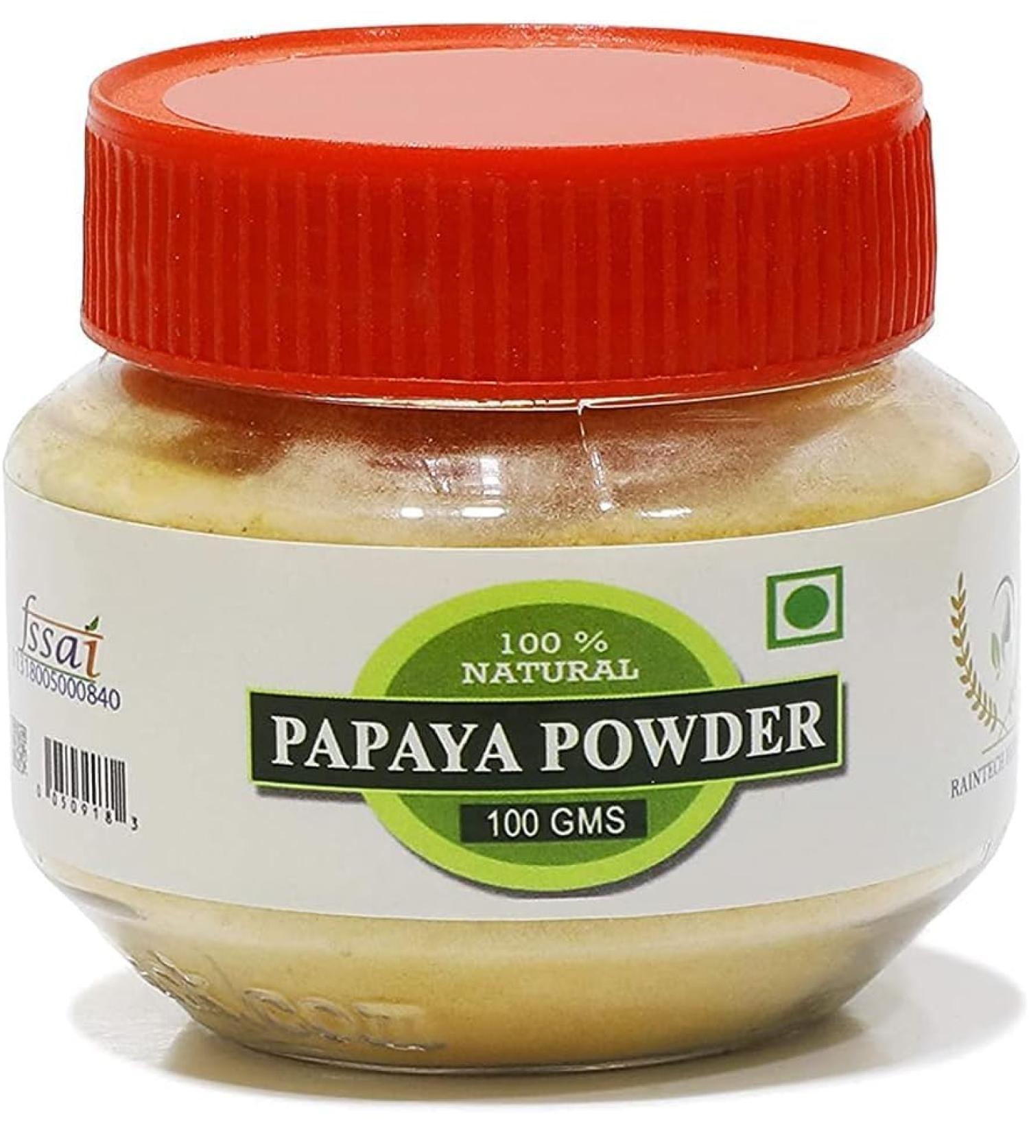  QURA QURA Keraleeyam Ripe Papaya Fruit Face Powder for Skin Whitening 100g - Buy Online on GoSupps.com