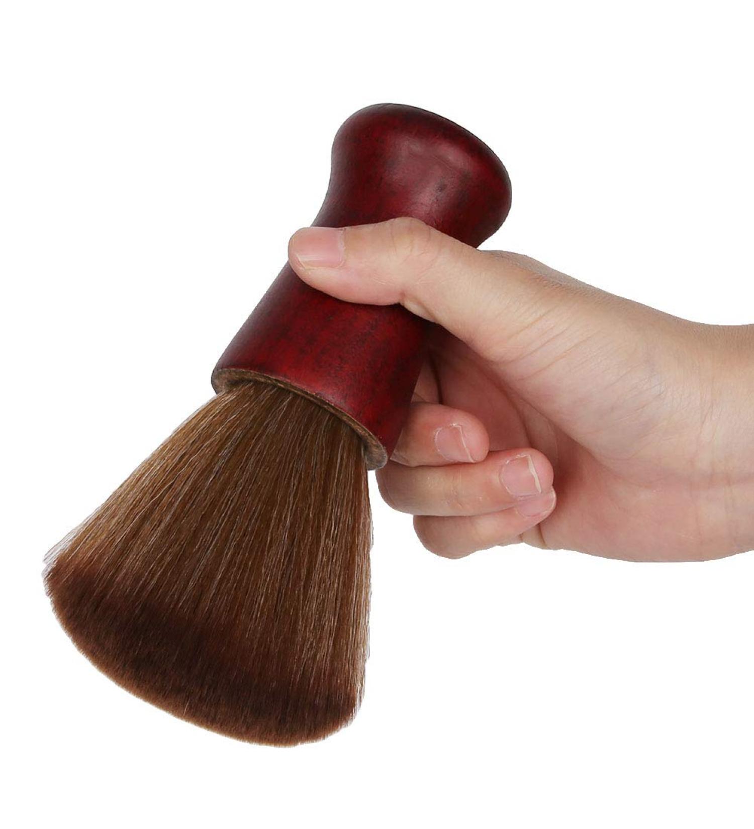 Professional Wooden Handle Shaving Brush for Men | Best Barber Shop Tool for Gifts & Travel - Buy Online on GoSupps.com