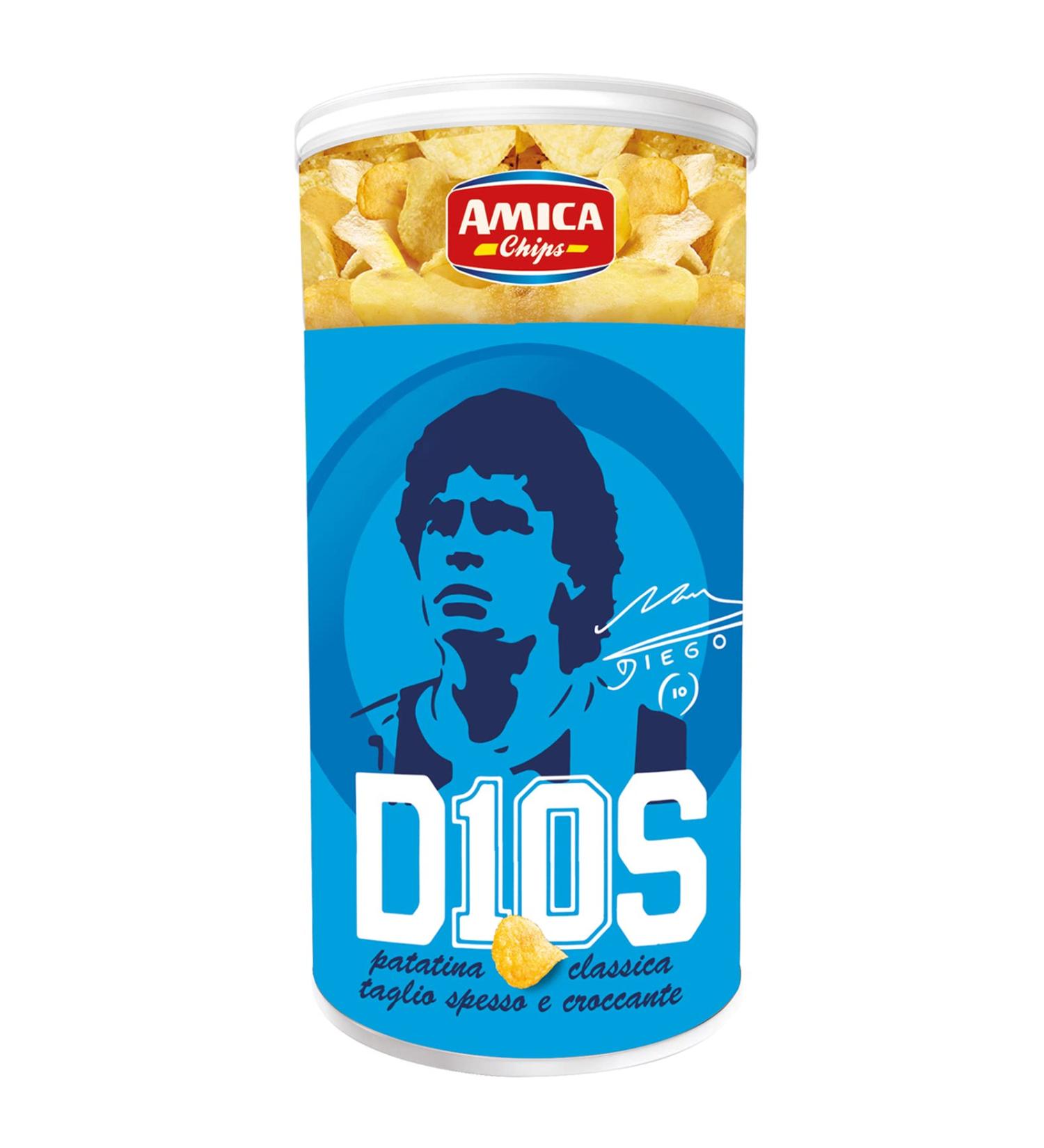 Amica Chips D1OS Classic Fustino 400g Food Service Chips Envelope