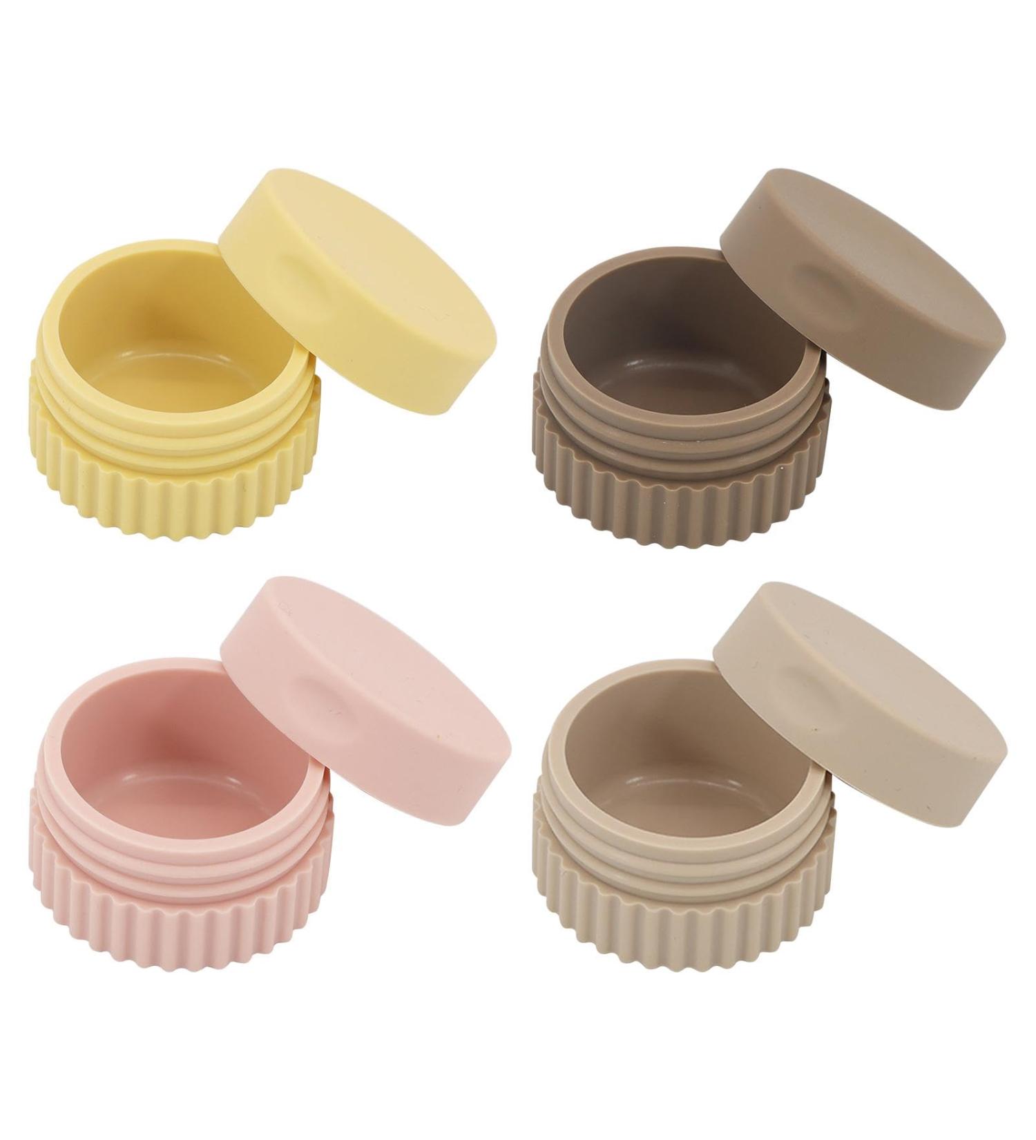 Travel Containers for Toiletries Organizer Jar for Loose Powder - Portable Toiletries Storage Box for Accessories Beads Small Jewelry - Buy Online on GoSupps.com