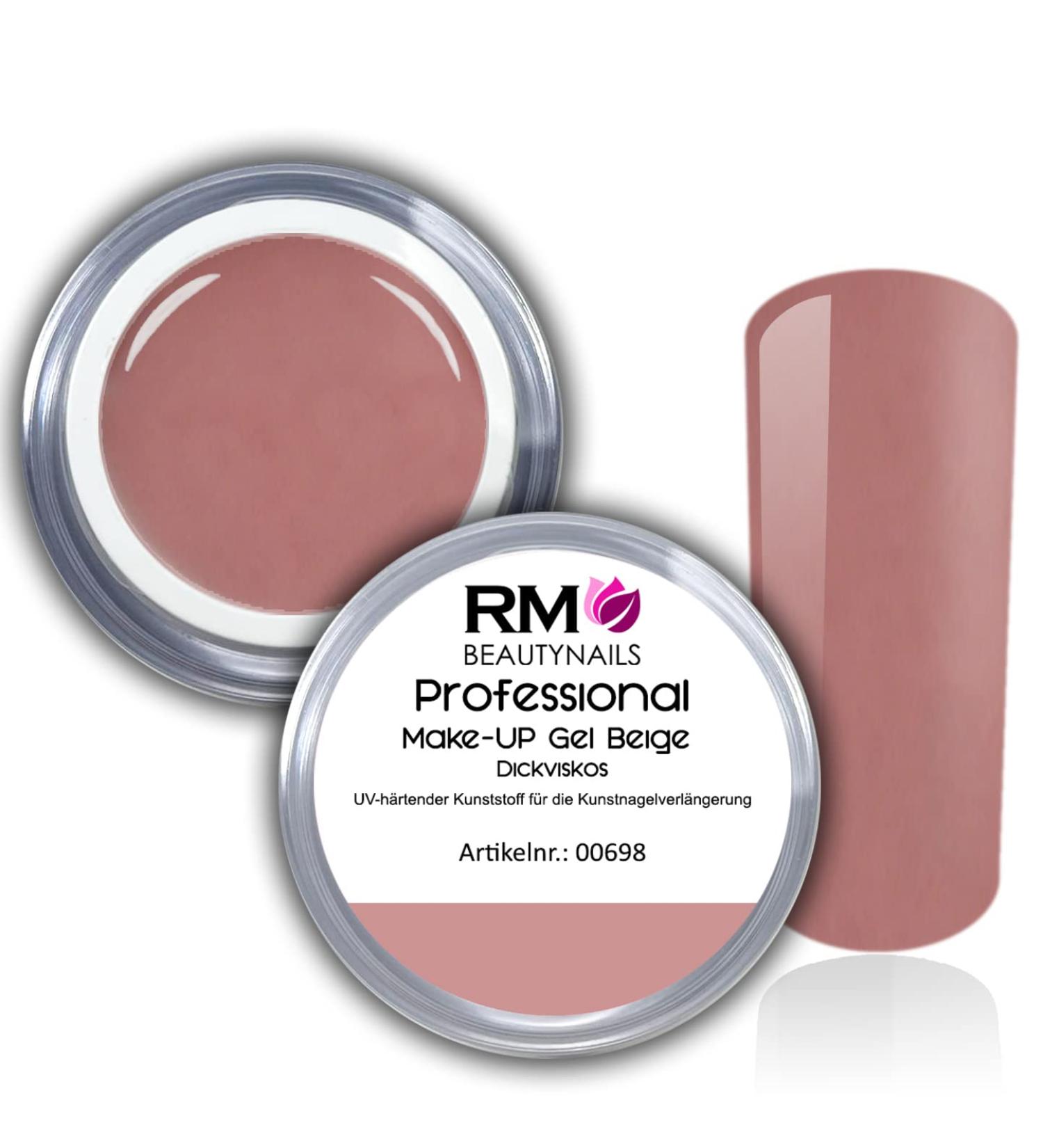 Buy UV Gel Make-Up Led Gel - Beige Nude Thick Camouflage Nail Gel 15ml | RM Beautynails - International Shipping Available - Buy Online on GoSupps.com