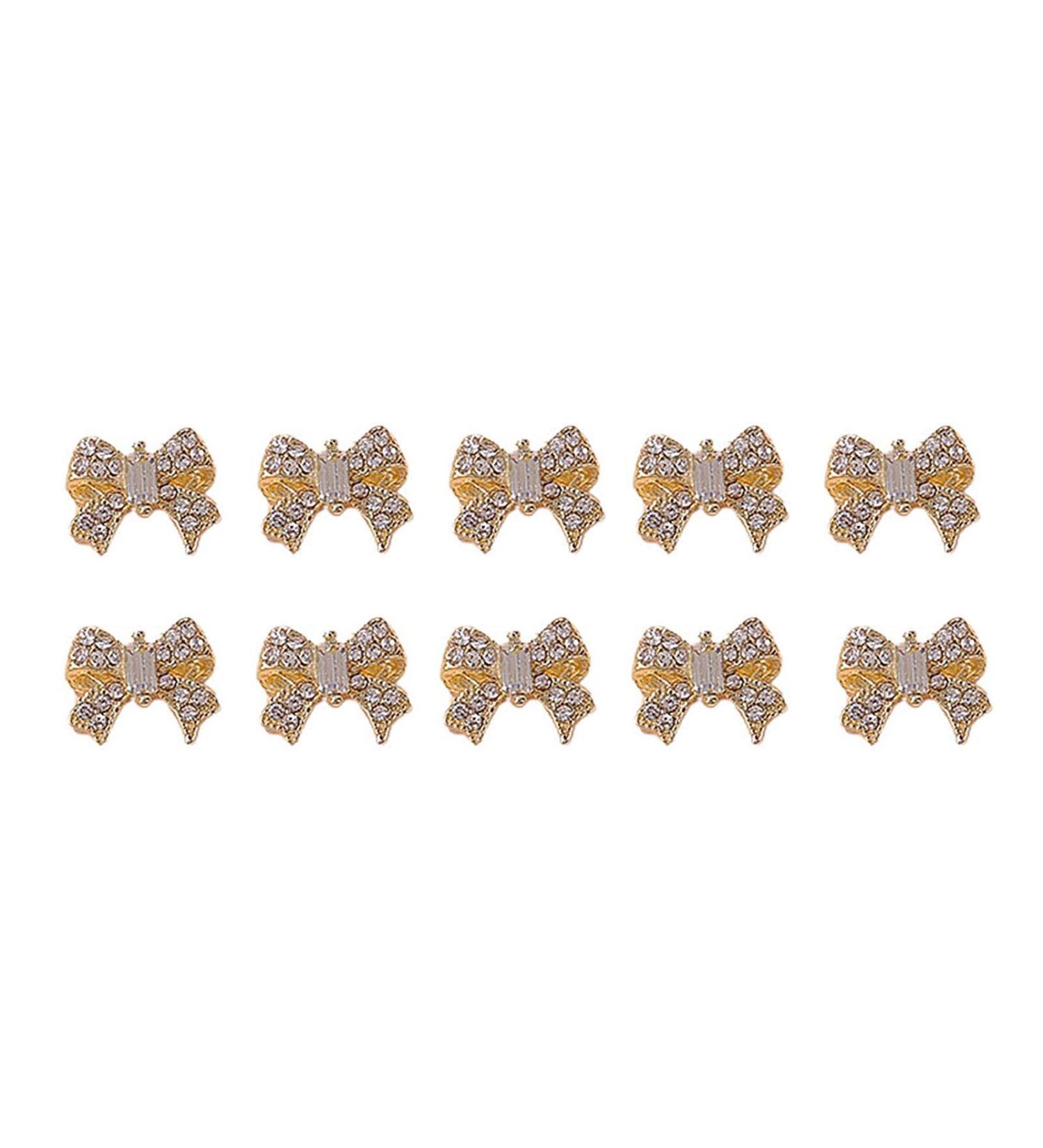SANWOOD 10pcs Nail Ornament Set | DIY Jewelry Glitter Varnish | Manicure & Nail Art Accessories for Women - Buy Online on GoSupps.com
