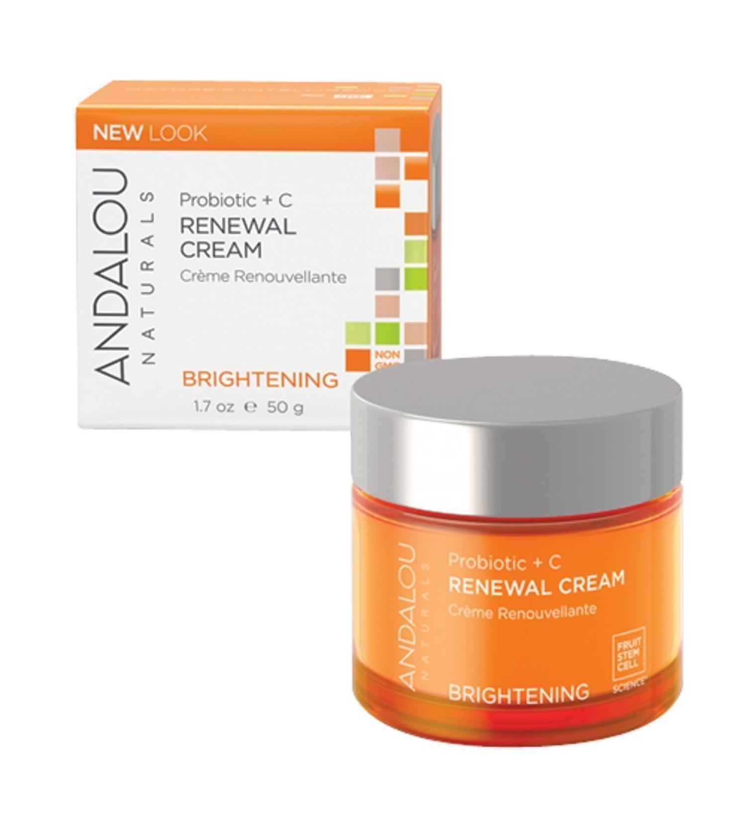 Andalou Naturals Renewal CRM Probiotic+C 1.7 Oz
