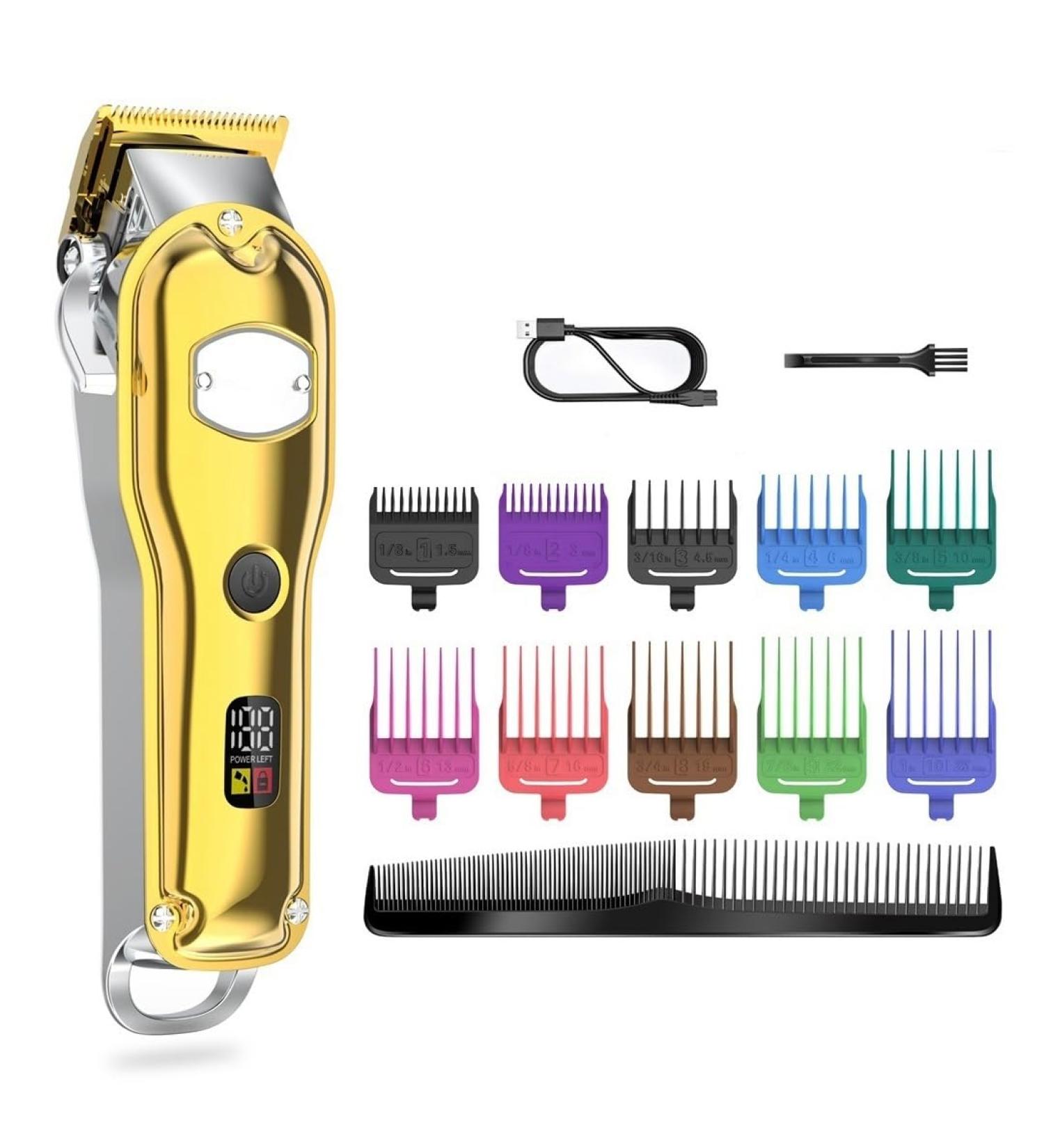 Professional Hair Clippers for Men | Cordless Electric Beard Trimmer & Grooming Kit - Rechargeable & International Shipping - Buy Online on GoSupps.com