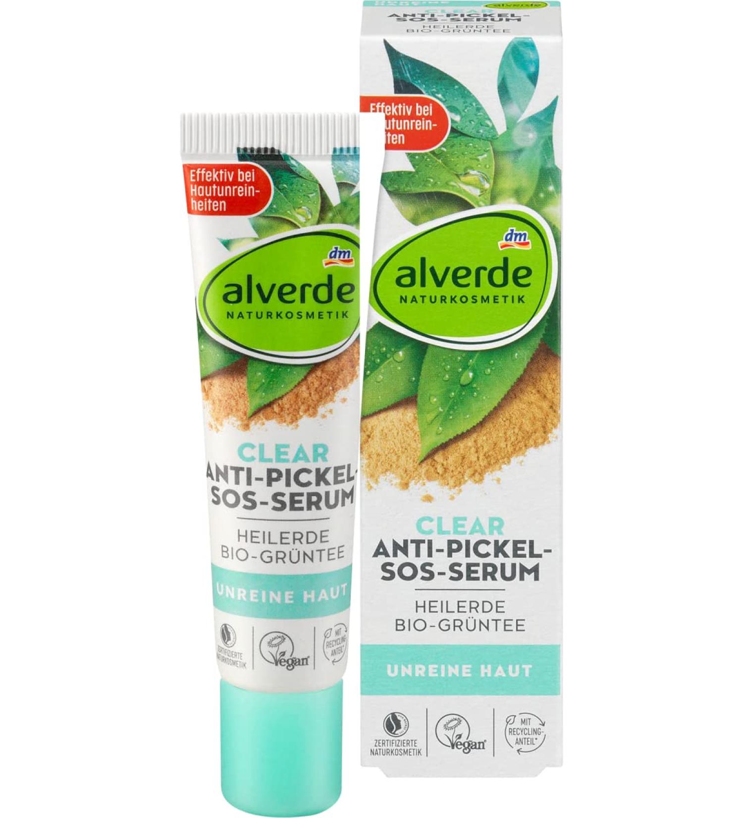 Alverde Anti-Acne SOS Serum with Medicinal Clay 15 ml - Buy Online on GoSupps.com