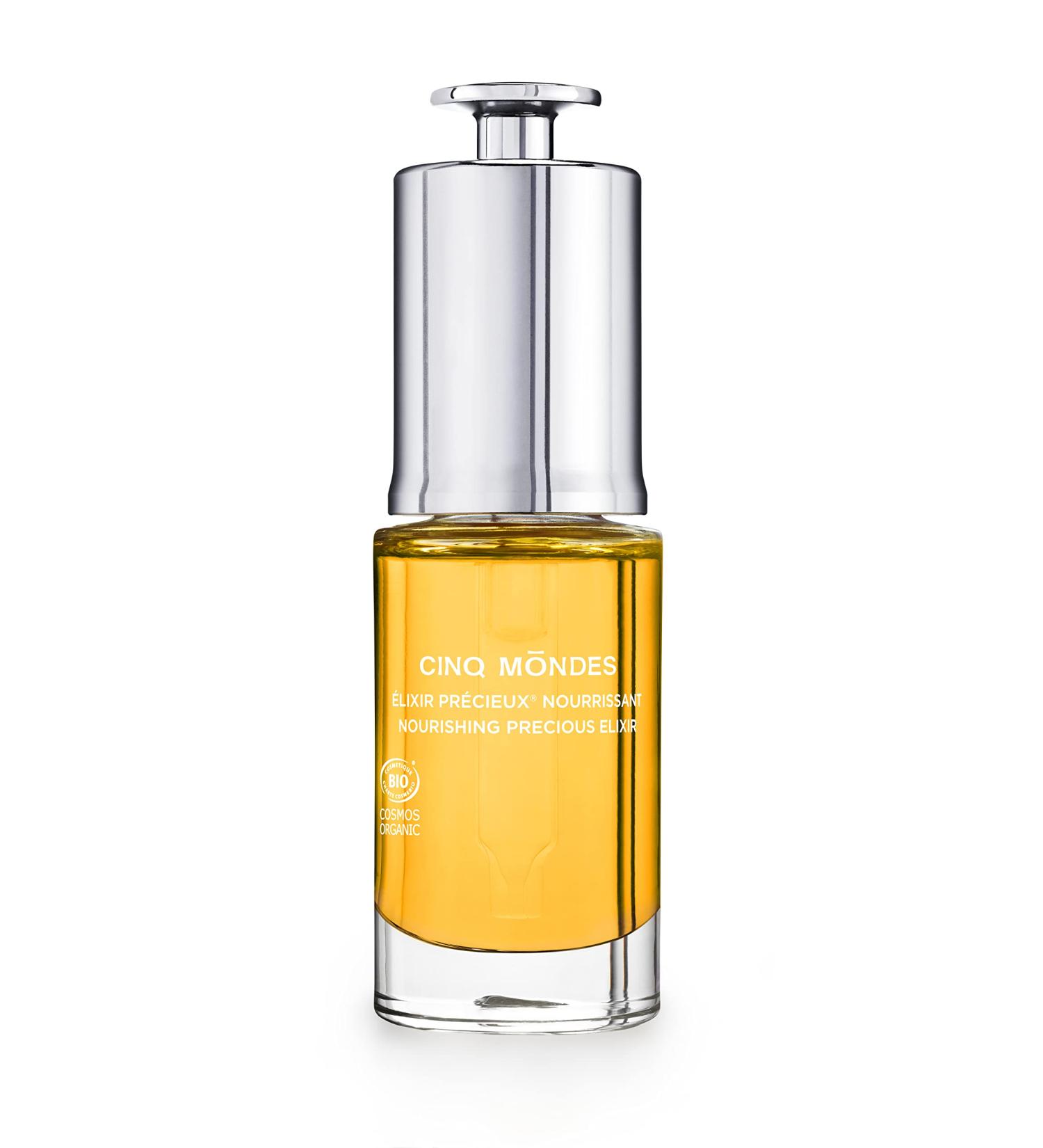 CINQ MONDES Nourishing Precious Elixir Facial Oil 0.50 fl oz - With Argan Oil And Plant Super Oils To Deeply Rehydrate Very Dry Skin - With Natural Essential Fatty Acids