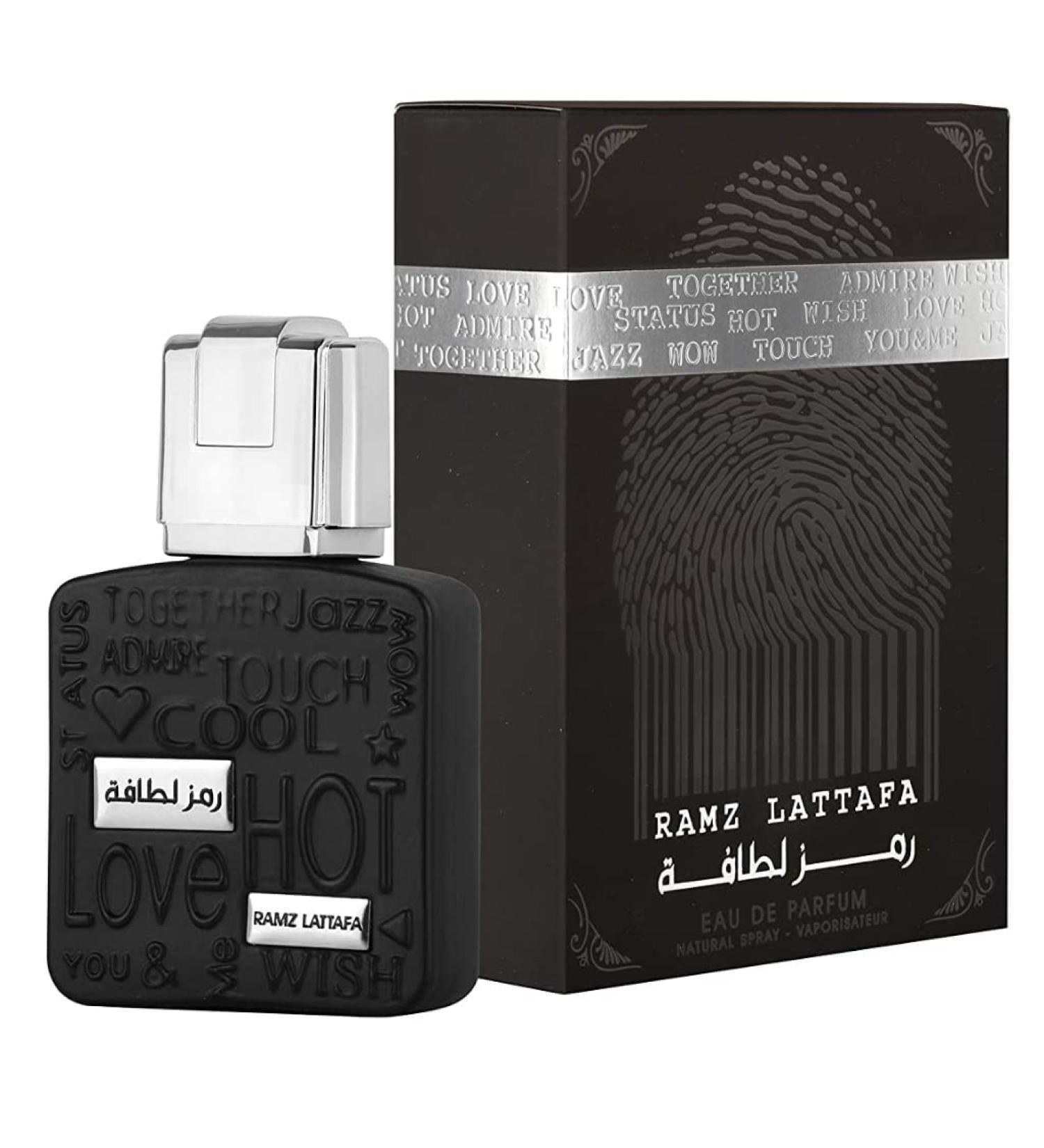 Lattafa Ramz Silver for EDP - Eau De Parfum 30ML (1.1oz) | Elegant Blend with Heliotrope and Tonka Beans | Everyday Essential Ramz Lattafa Silver - 30 ML - Buy Online on GoSupps.com