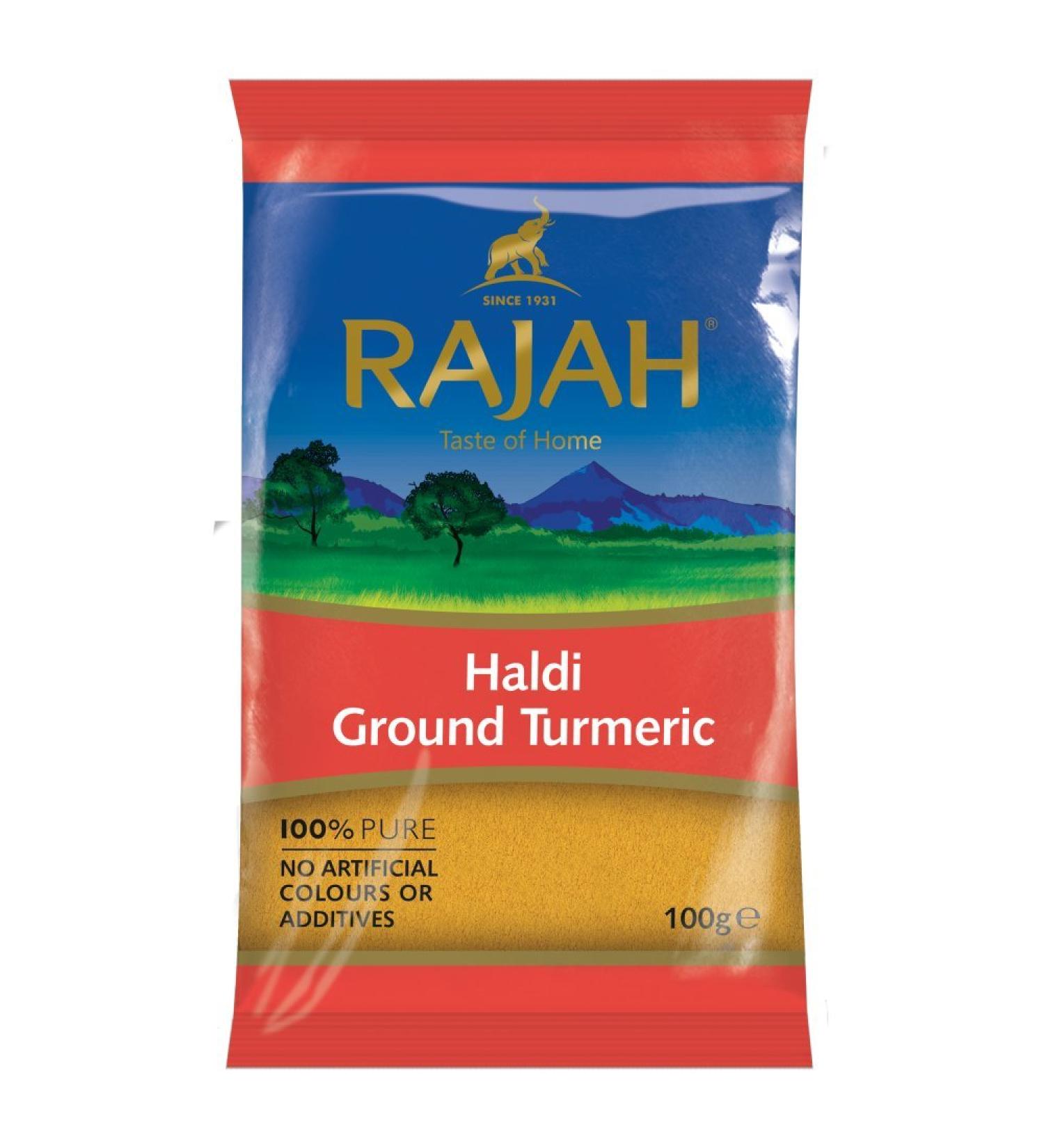 Rajah Haldi Powder 100g (Pack of 10)