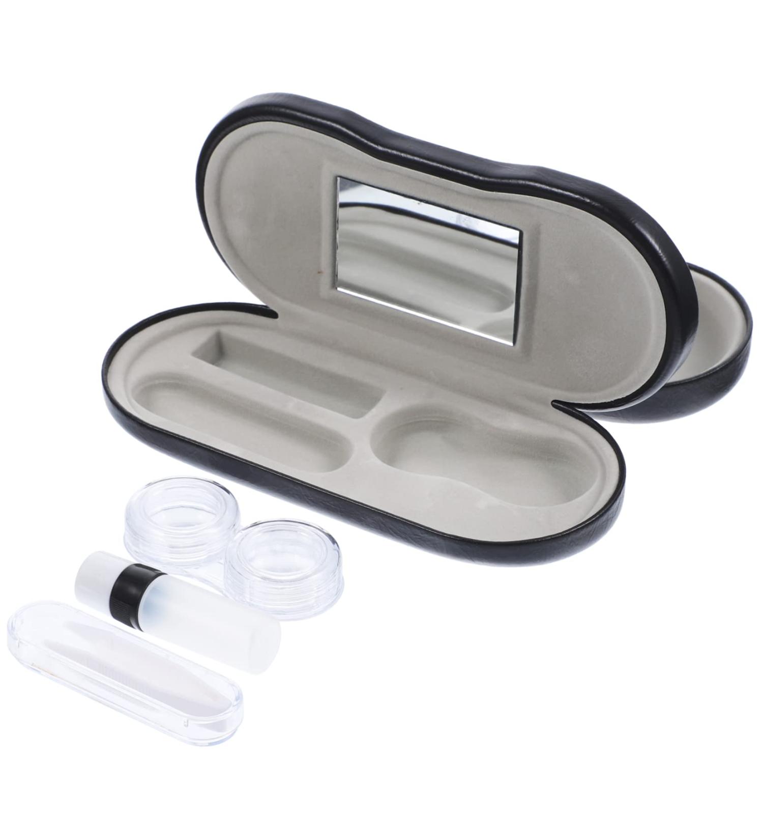 Buy Hapinary Double-Layer Glasses Case - Ideal for Eyeglasses & Contact Lens Storage | International Shipping Available - Buy Online on GoSupps.com