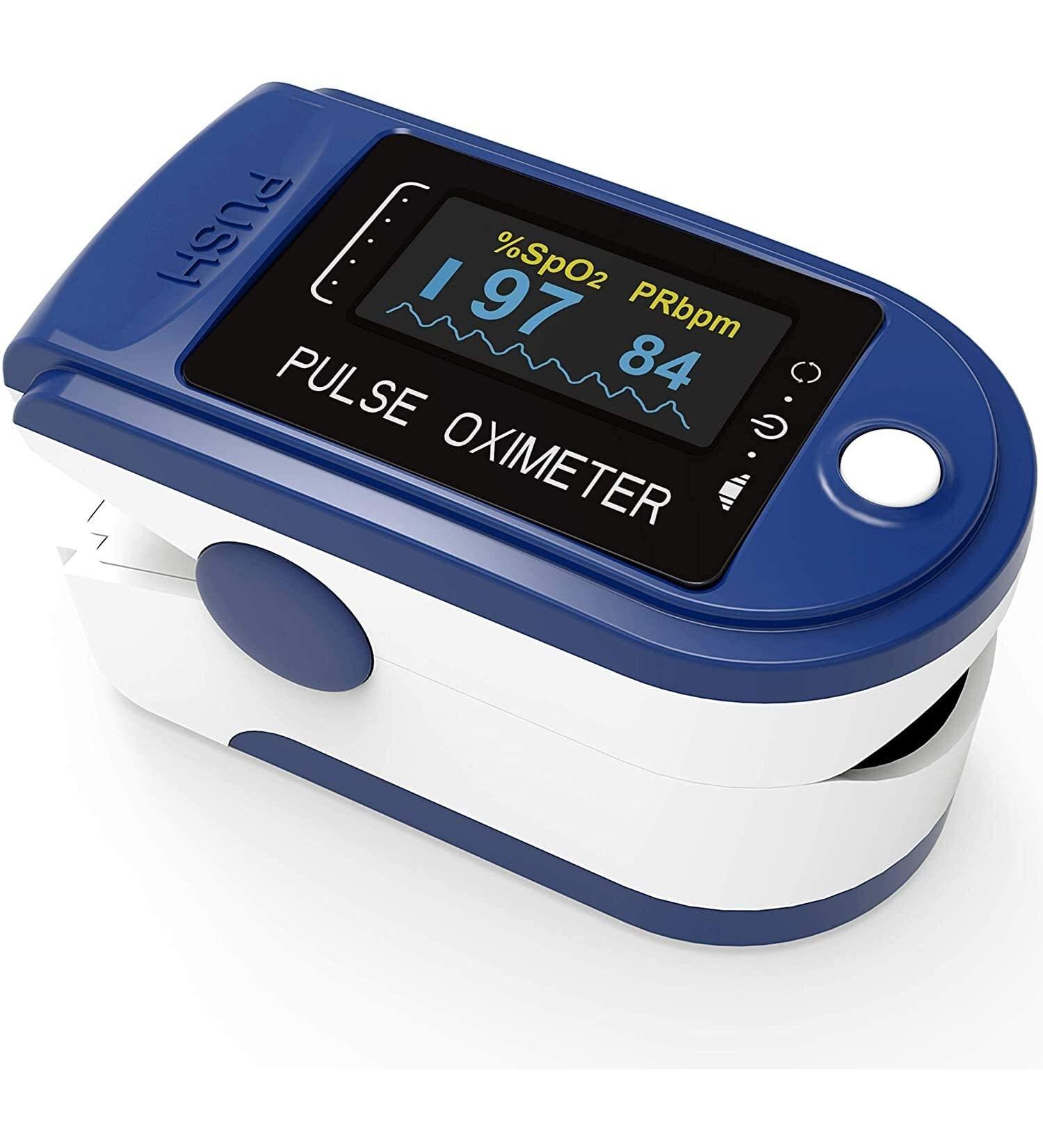 PULOX Unisex Adult Pulse Oximeter PO-200 Solo - Accurate Dark Blue Oximetry for Home & Travel - Buy Online on GoSupps.com