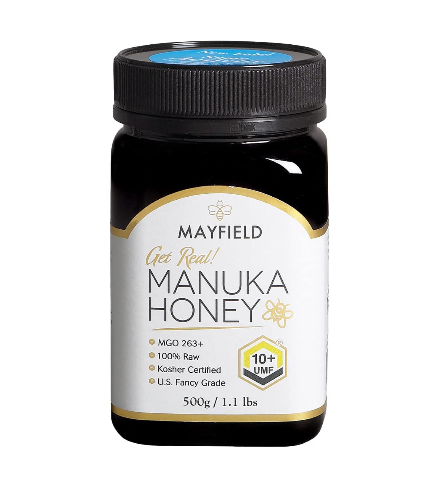 PRI Mayfield Manuka Honey UMF 10+ | Raw Monofloral MGO 263+ | 500g New Zealand - Buy Online on GoSupps.com