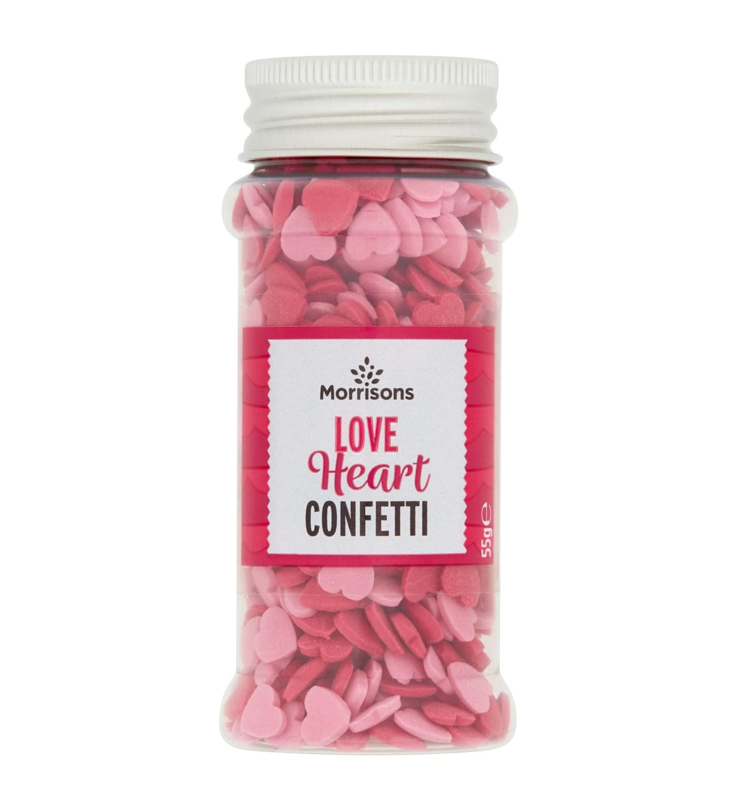 Morrisons Love Heart Sprinkles 55G