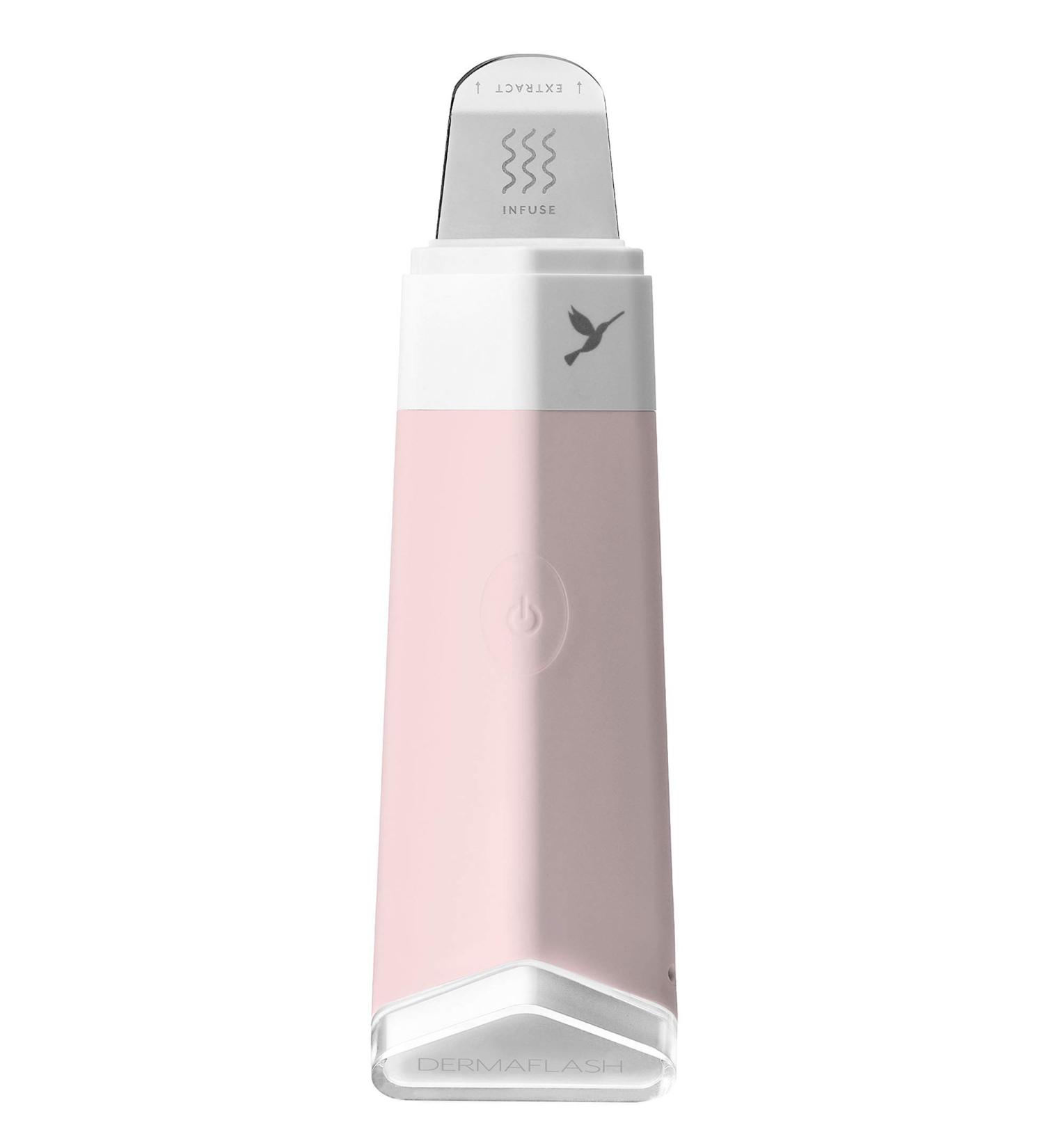DERMAFLASH DERMAPORE Ultrasonic 2-in-1 Pore Extractor & Serum Infuser Tool - Icy Pink - Buy Online on GoSupps.com