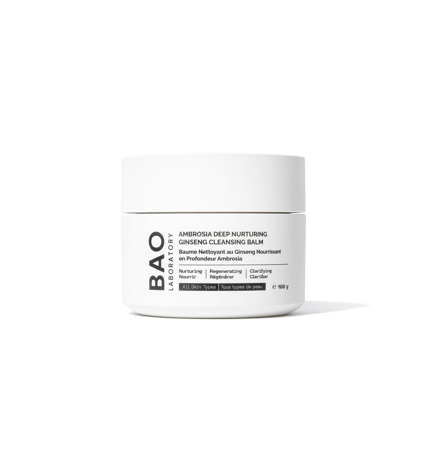 BAO Laboratory Ambrosia Ginseng Cleansing Balm Remove Makeup, Dirt & Impurities Nurturing Skin-3 Ginseng Powders, Antioxidants & Fairtrade Cocos Nucifera Oil(3.52 oz) - Buy Online on GoSupps.com