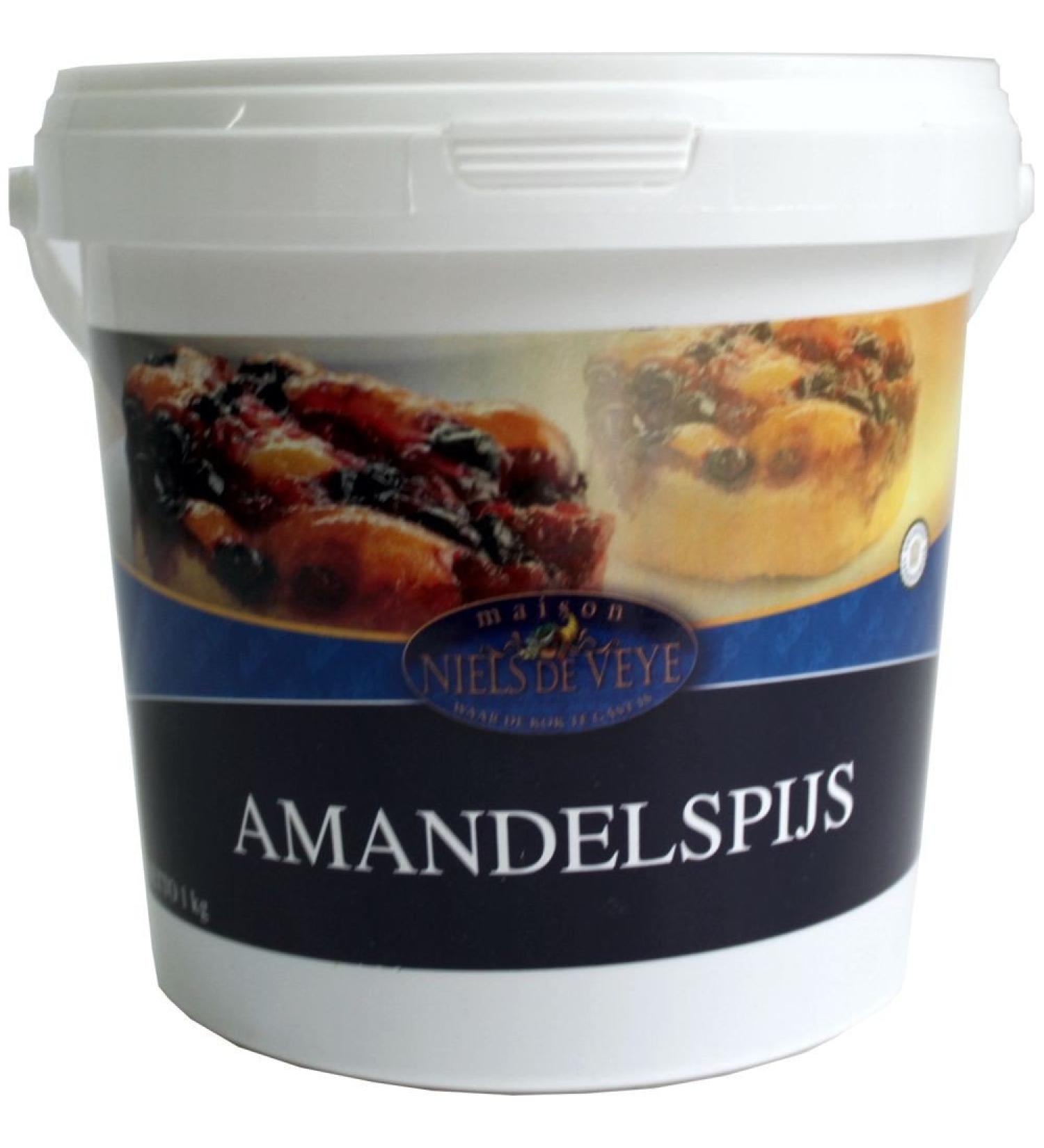 Maison Niels de Veye Amandelspijs 1000g bucket (almond paste)