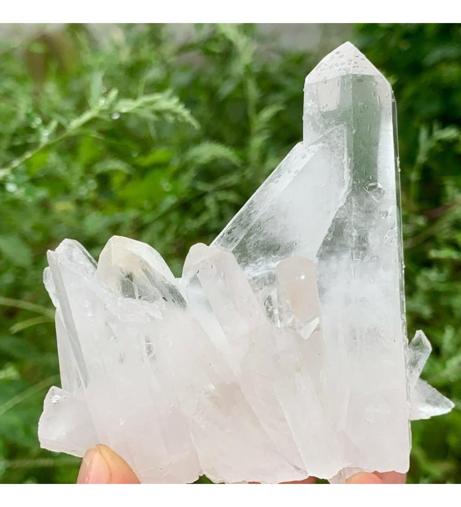 Natural Crystal Rough Home Natural White Quartz Crystal Cluster (Size : 260-300g) - Buy Online on GoSupps.com
