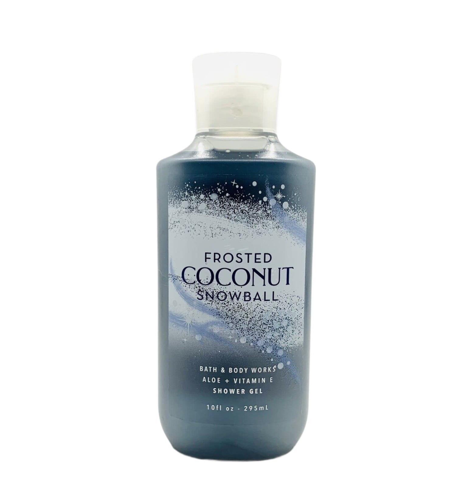Bath and Body Works Frosted Coconut Snowball Shower Gel 10oz - Full Size - Buy Online on GoSupps.com