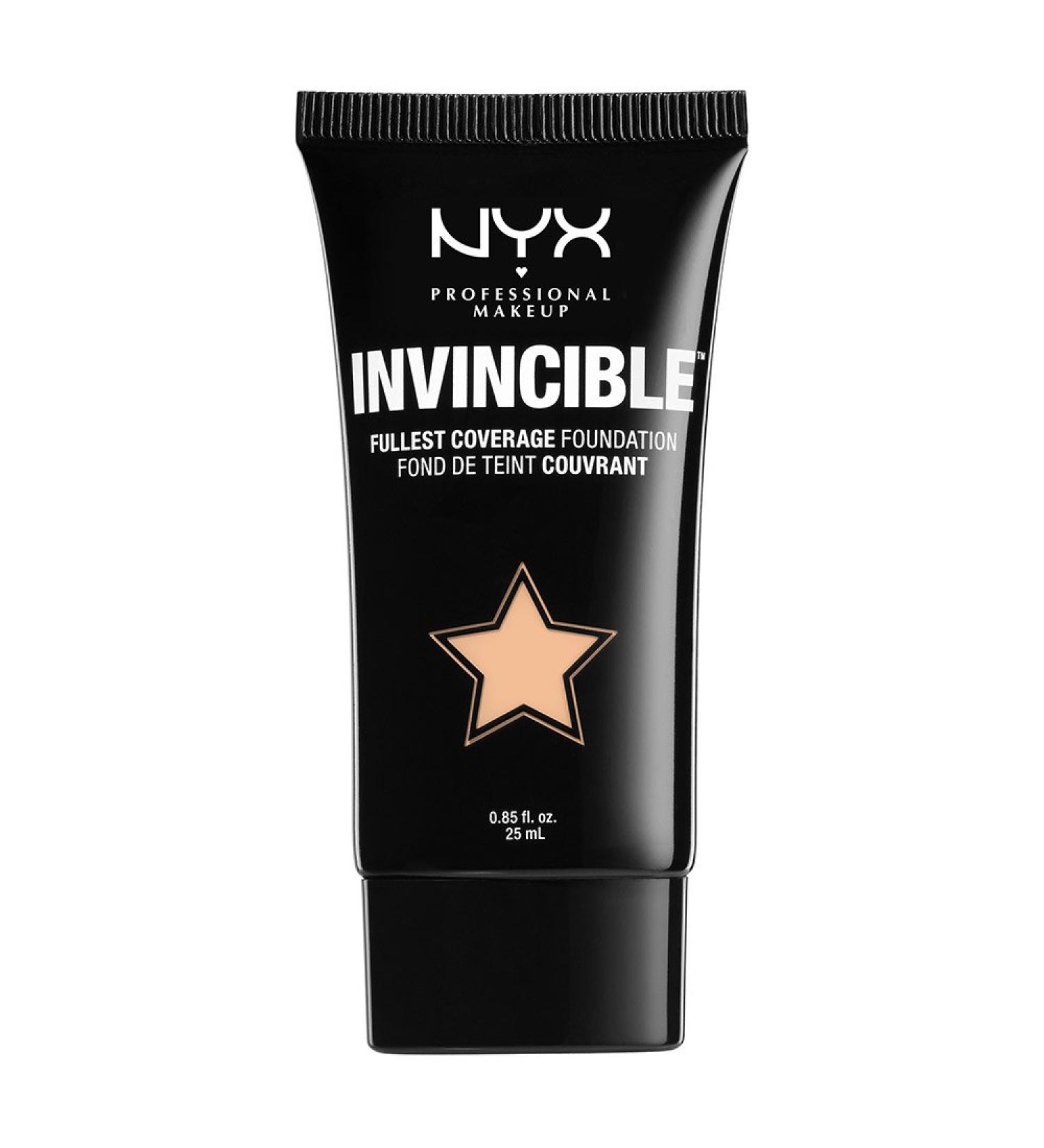 NYX Professional Makeup Invincible Fullest Coverage Foundation Porcelain 0.85 Ounce